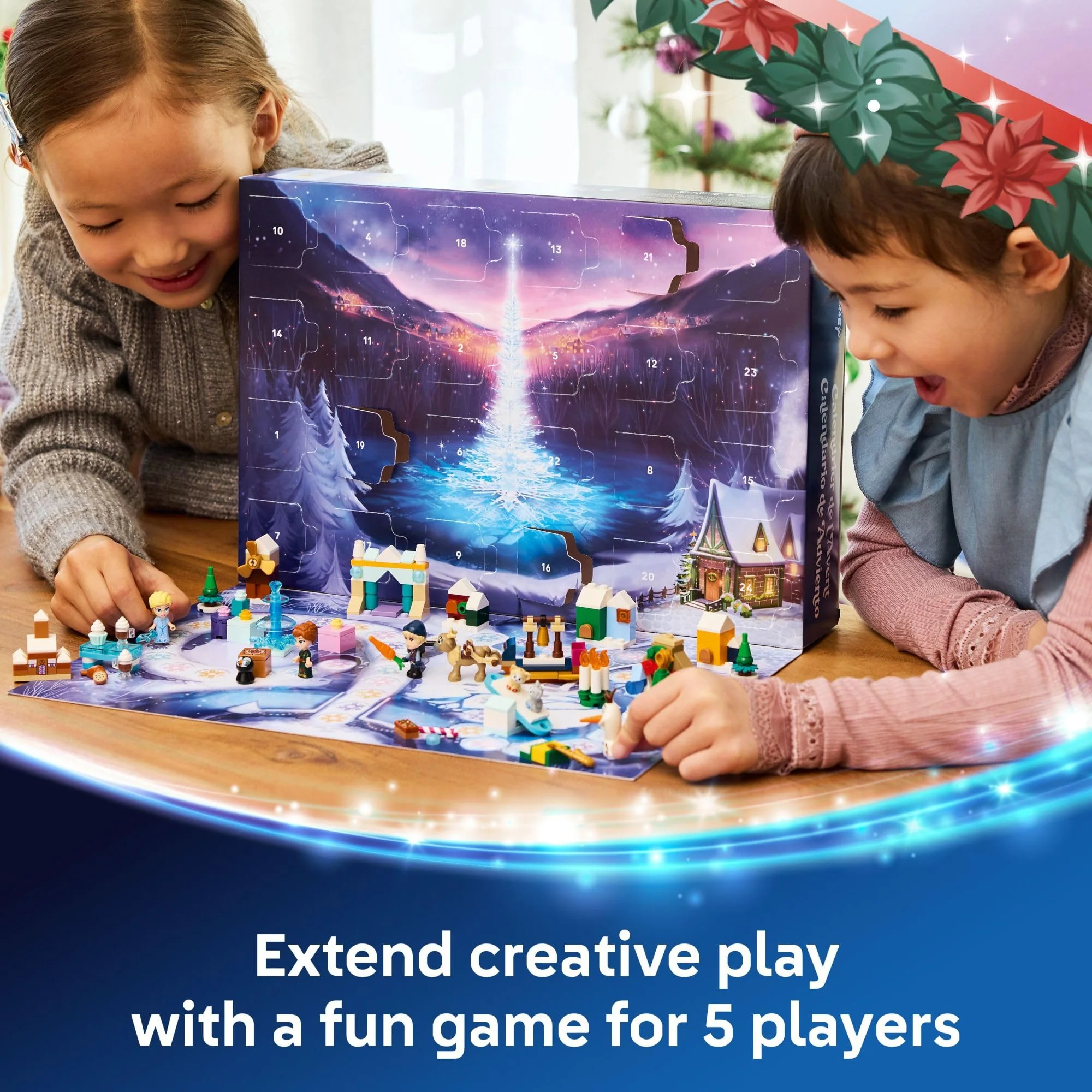 LEGO Disney Frozen Advent Calendar 2025 Kids Toy - Holiday Countdown Playset for Boys & Girls, Ages 5+ - Ana & Elsa Minidolls & Buildable Surprises - Disney Princess Gift for Christmas - Image 6