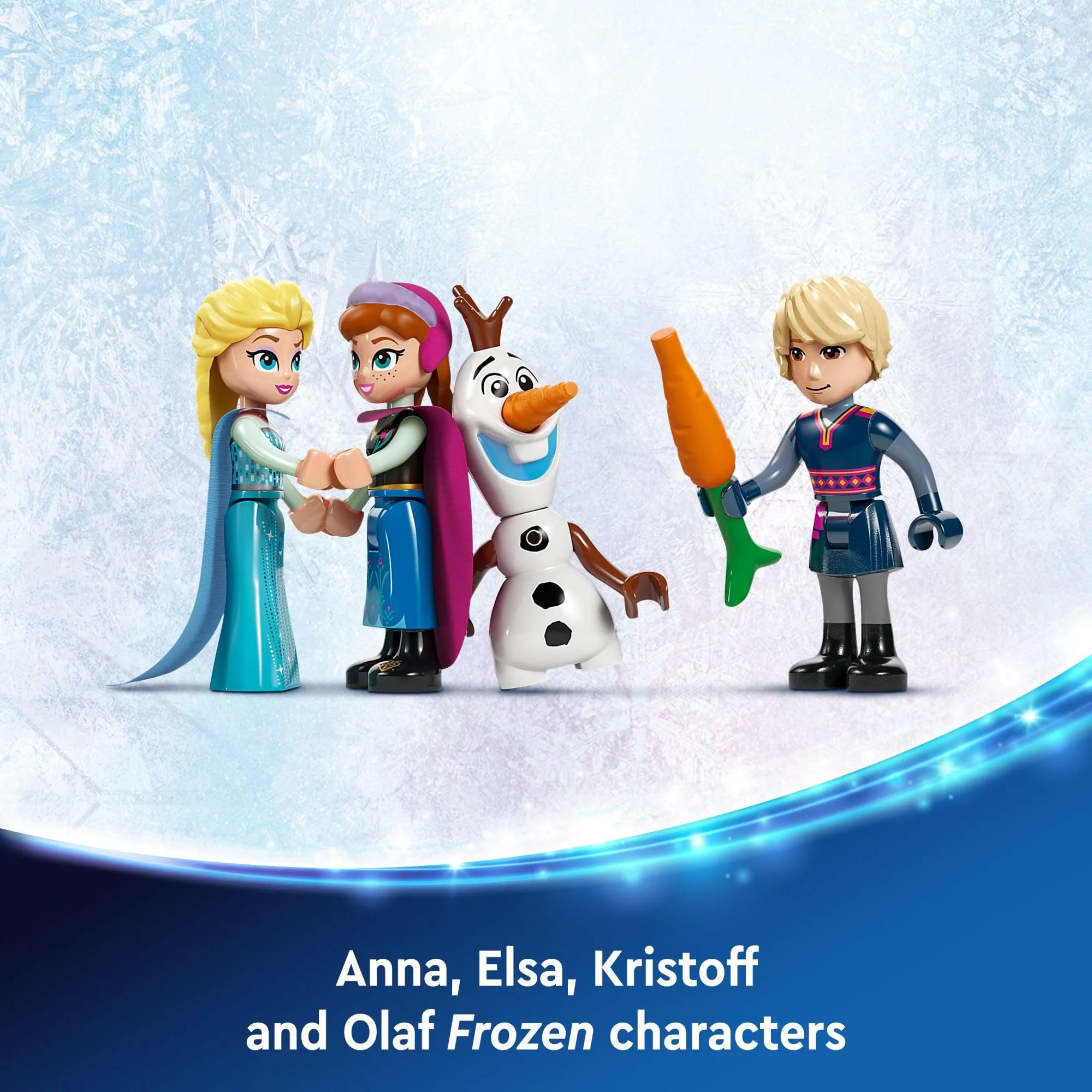 LEGO Disney Frozen Elsa’s Ice Palace Building Set for Kids, Princess Castle with Anna and Elsa Mini-Doll Figures, Disney Princess Toy Gift Idea for Girls, Boys and Movie Fans Ages 6 and Up, 43244 - Image 2