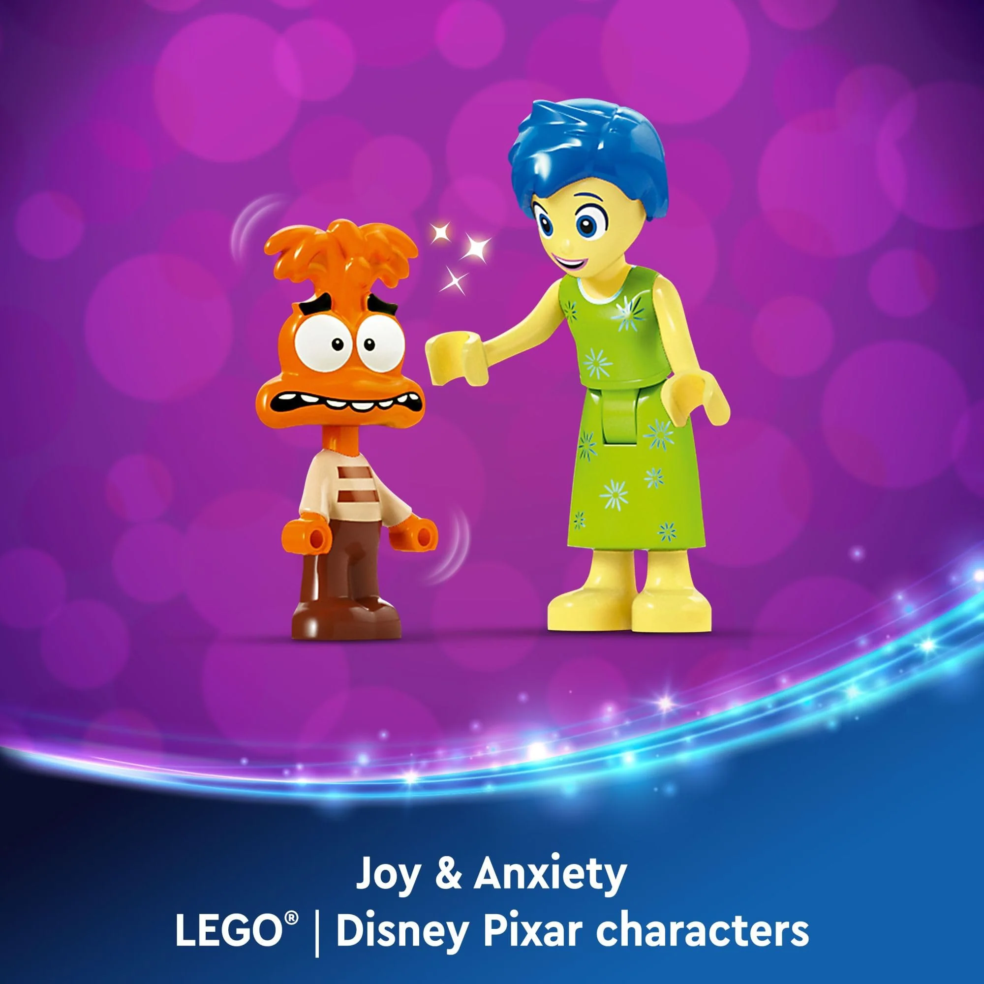 LEGO|Disney Inside Out 2 Mood Cubes from Pixar, Disney Toy Building Kit from The Movie, Fun Fantasy Toy to Share Emotions, Disney Gift Idea for Movie Fans, Girls and Boys, 43248 - Image 2