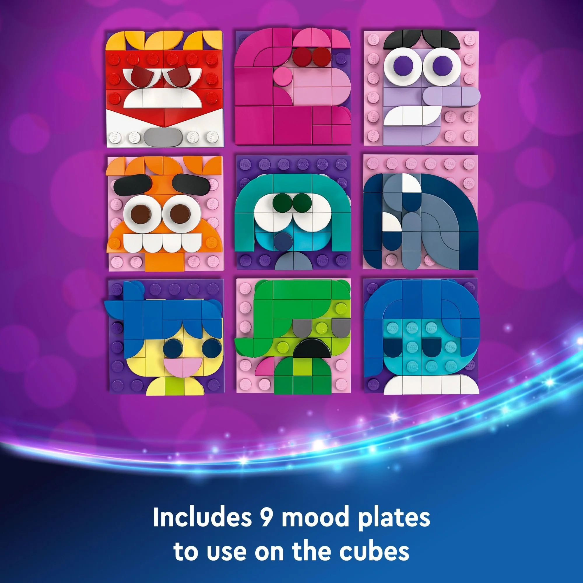 LEGO|Disney Inside Out 2 Mood Cubes from Pixar, Disney Toy Building Kit from The Movie, Fun Fantasy Toy to Share Emotions, Disney Gift Idea for Movie Fans, Girls and Boys, 43248 - Image 4
