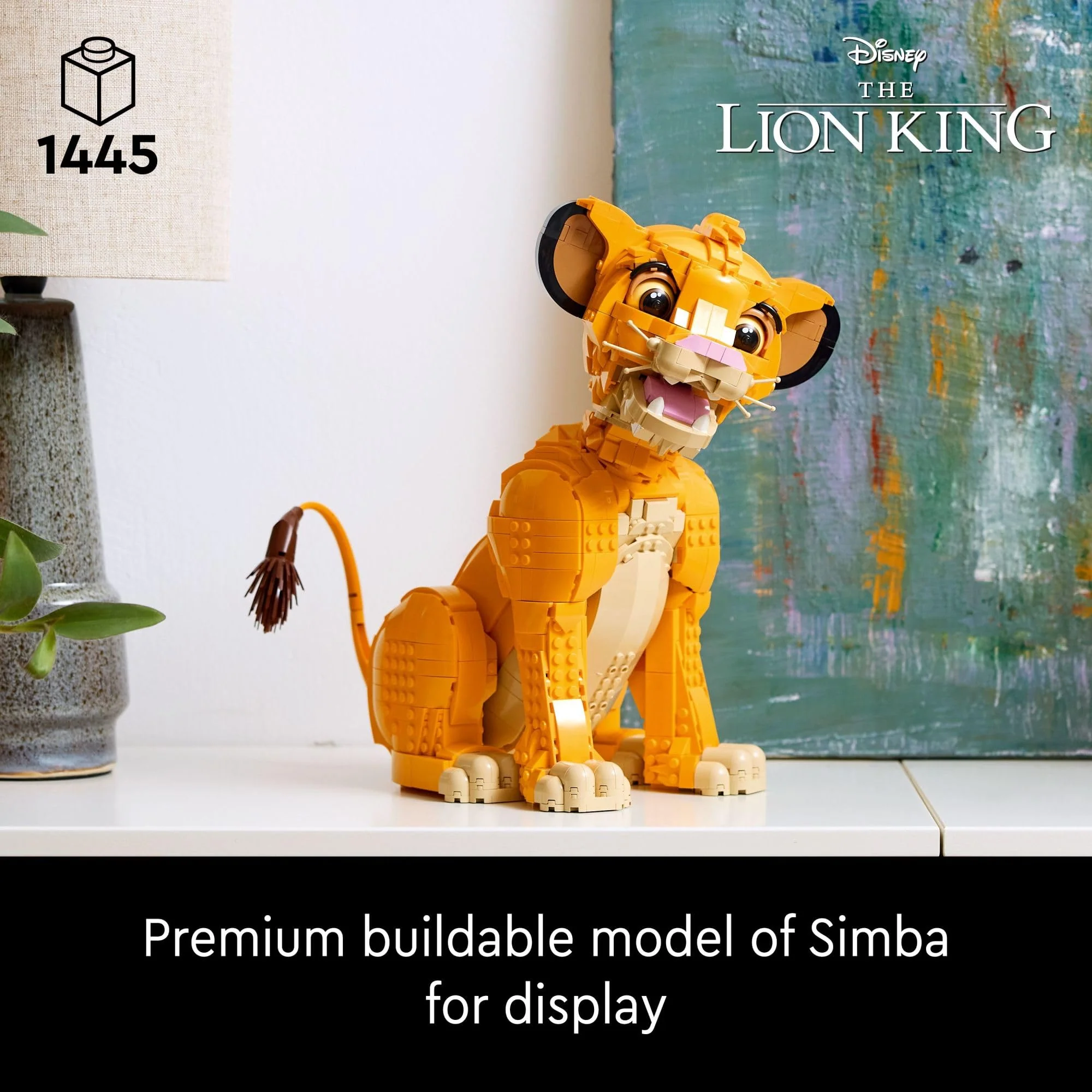 LEGO Disney Young Simba The Lion King Building Sets for Adults - Buildable Disney Figurine for Display, Ages 18+ - DIY Kits & Crafts for Fans of Movie - Collectible Disney Birthday Gift - 43247 - Image 5