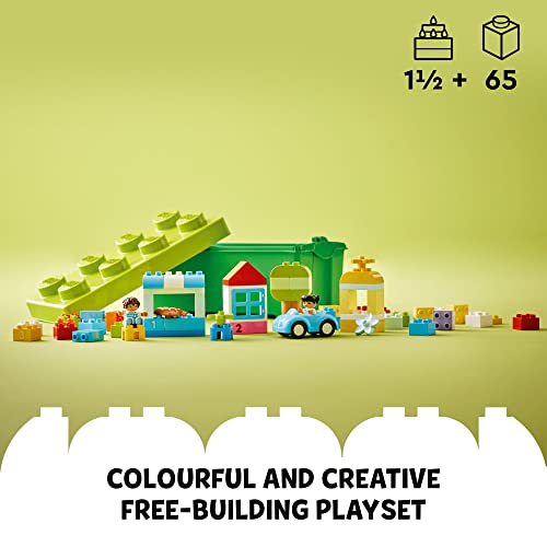 LEGO DUPLO Classic Brick Box Building Set with Storage 10913, Toy Car, Number Bricks and More, Learning Toys for Toddlers, Boys & Girls 18 Months Old - Image 6