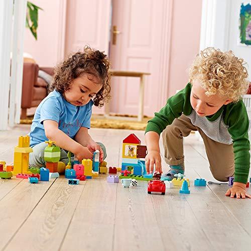 LEGO DUPLO Classic Deluxe Brick Box 10914 Starter Set with Storage Box, Great Educational Toy for Toddlers 18 Months and up, New 2020 (85 Pieces) - Image 6