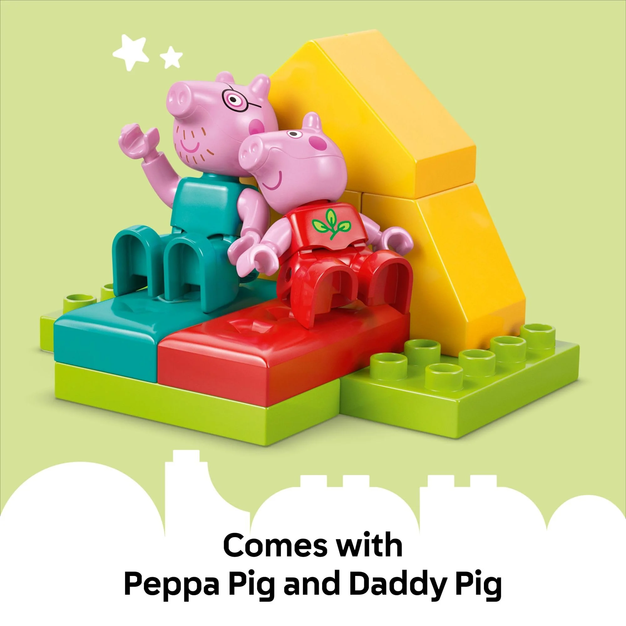 LEGO DUPLO Peppa Pig Camping Trip Toddler Learning Toy - Sensory Toy for Creative and Developmental Play - Fun Birthday Gift for Peppa Pig Fans, Kids, Girls, Boys, Ages 2+ - Image 2
