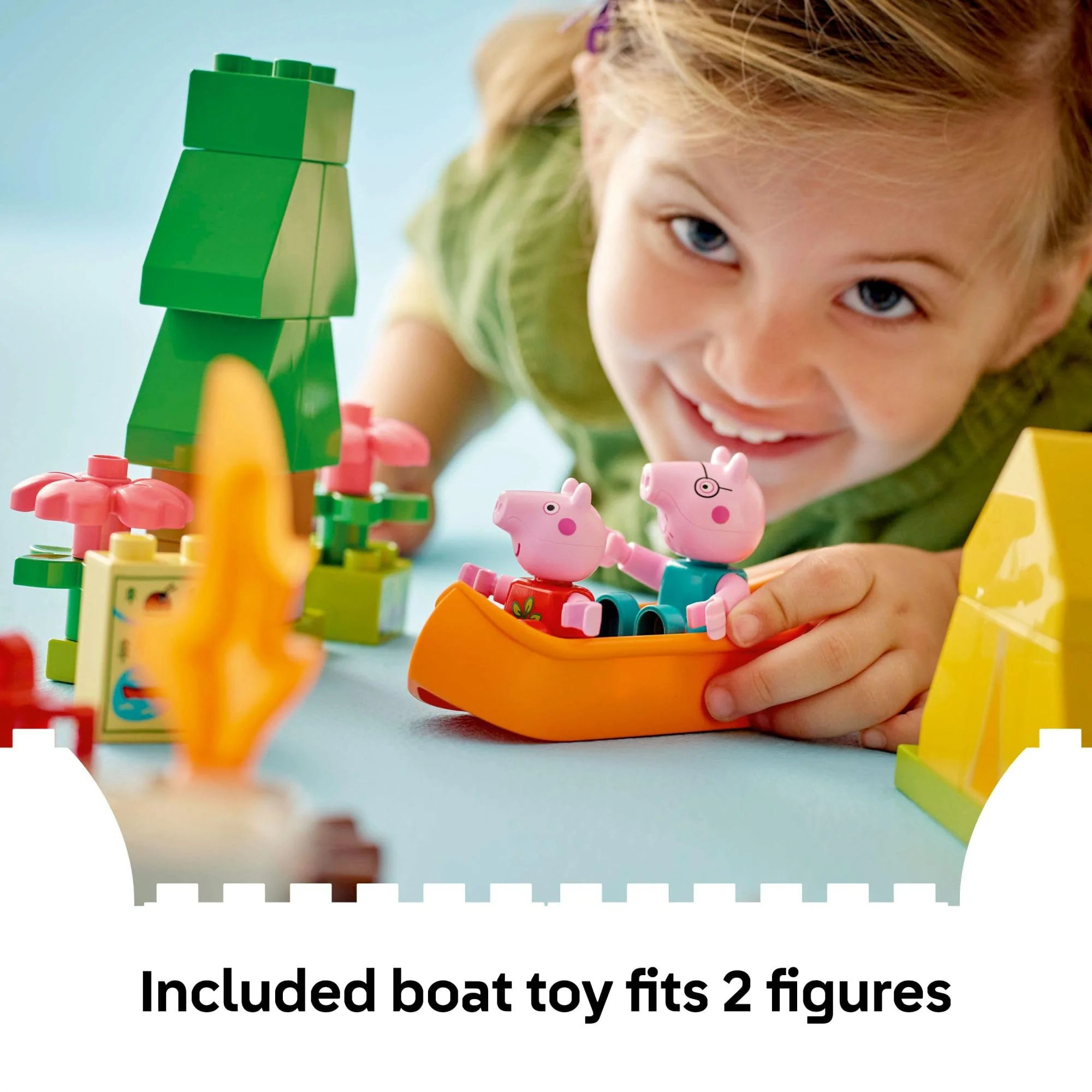 LEGO DUPLO Peppa Pig Camping Trip Toddler Learning Toy - Sensory Toy for Creative and Developmental Play - Fun Birthday Gift for Peppa Pig Fans, Kids, Girls, Boys, Ages 2+ - Image 3