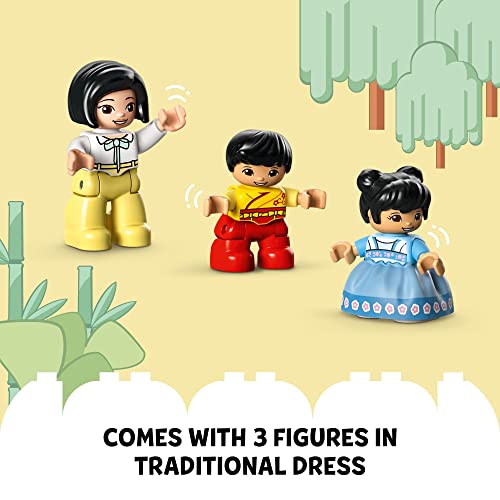 LEGO DUPLO Town Learn About Chinese Culture 10411 Building Toy Set for Toddlers, Boys, and Girls Ages 2+ (124 Pieces) - Image 2