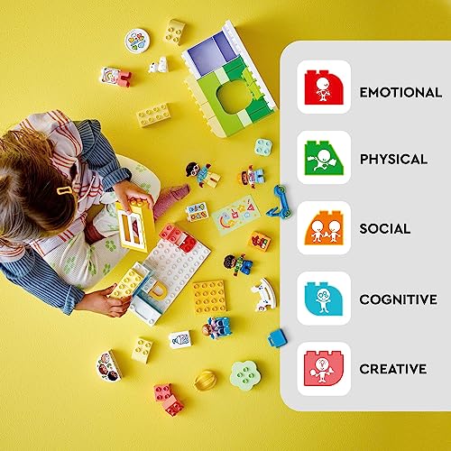 LEGO DUPLO Town Life at The Day-Care Center 10992, Early Childhood STEM Building Toy Set for Toddlers, Boys and Girls That Stimulates Creativity and Hands-on Learning - Image 5