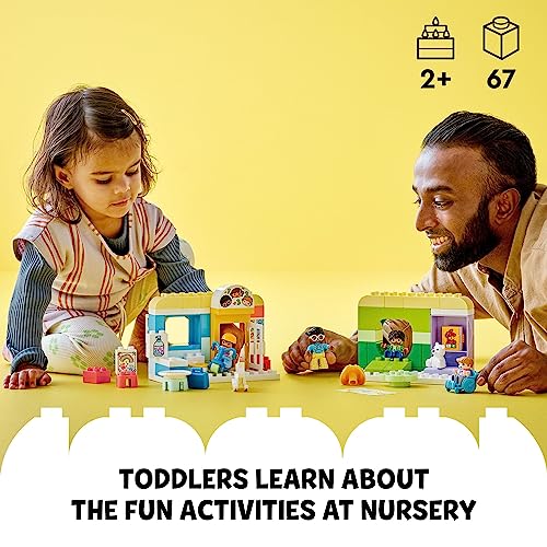 LEGO DUPLO Town Life at The Day-Care Center 10992, Early Childhood STEM Building Toy Set for Toddlers, Boys and Girls That Stimulates Creativity and Hands-on Learning - Image 6