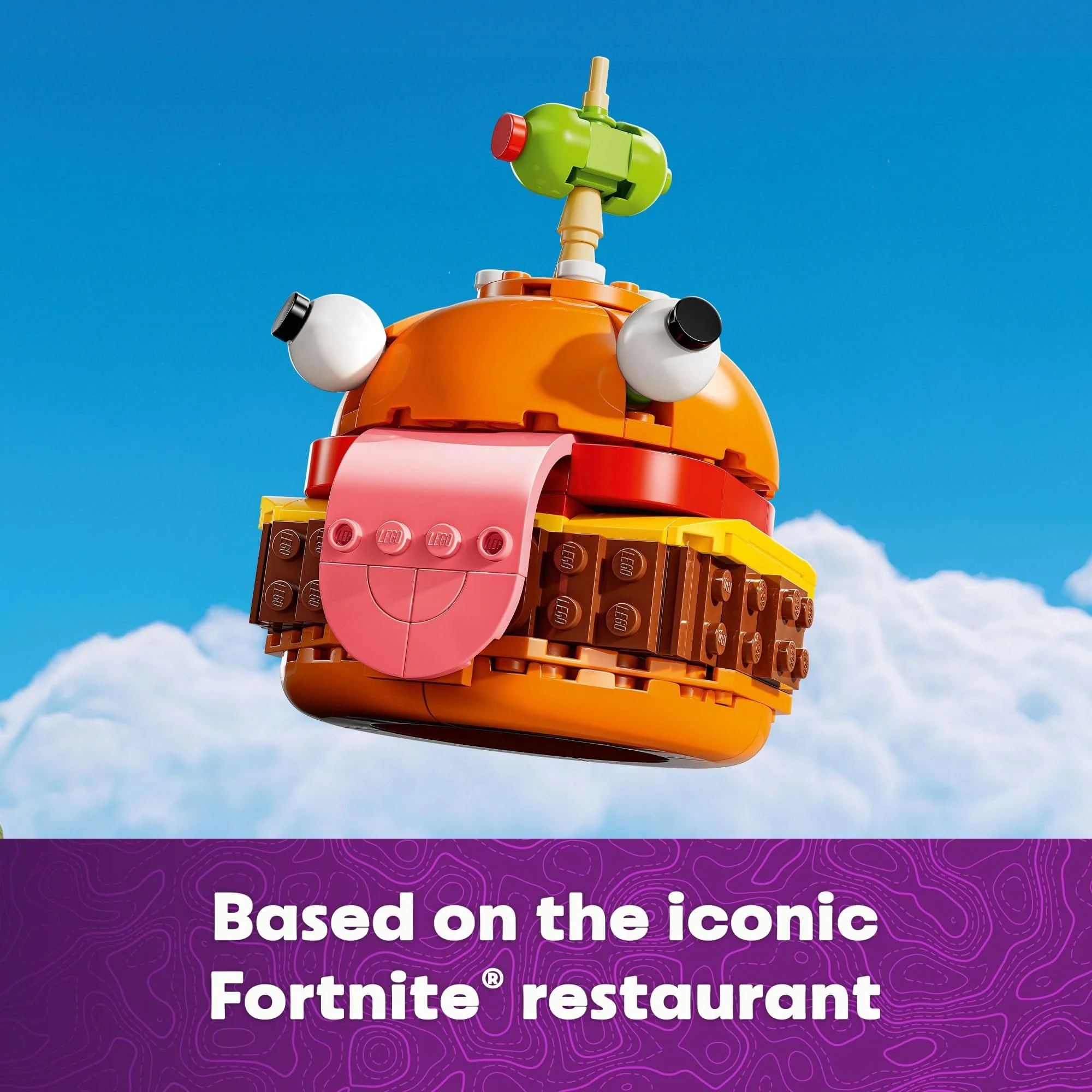 LEGO Fortnite Durrr Burger Building Set - Kids Toy for Gamers, Ages 9+ - Display Model, Collectible Fortnite Toy - Gift for Boys & Girls - 77070 - Image 5
