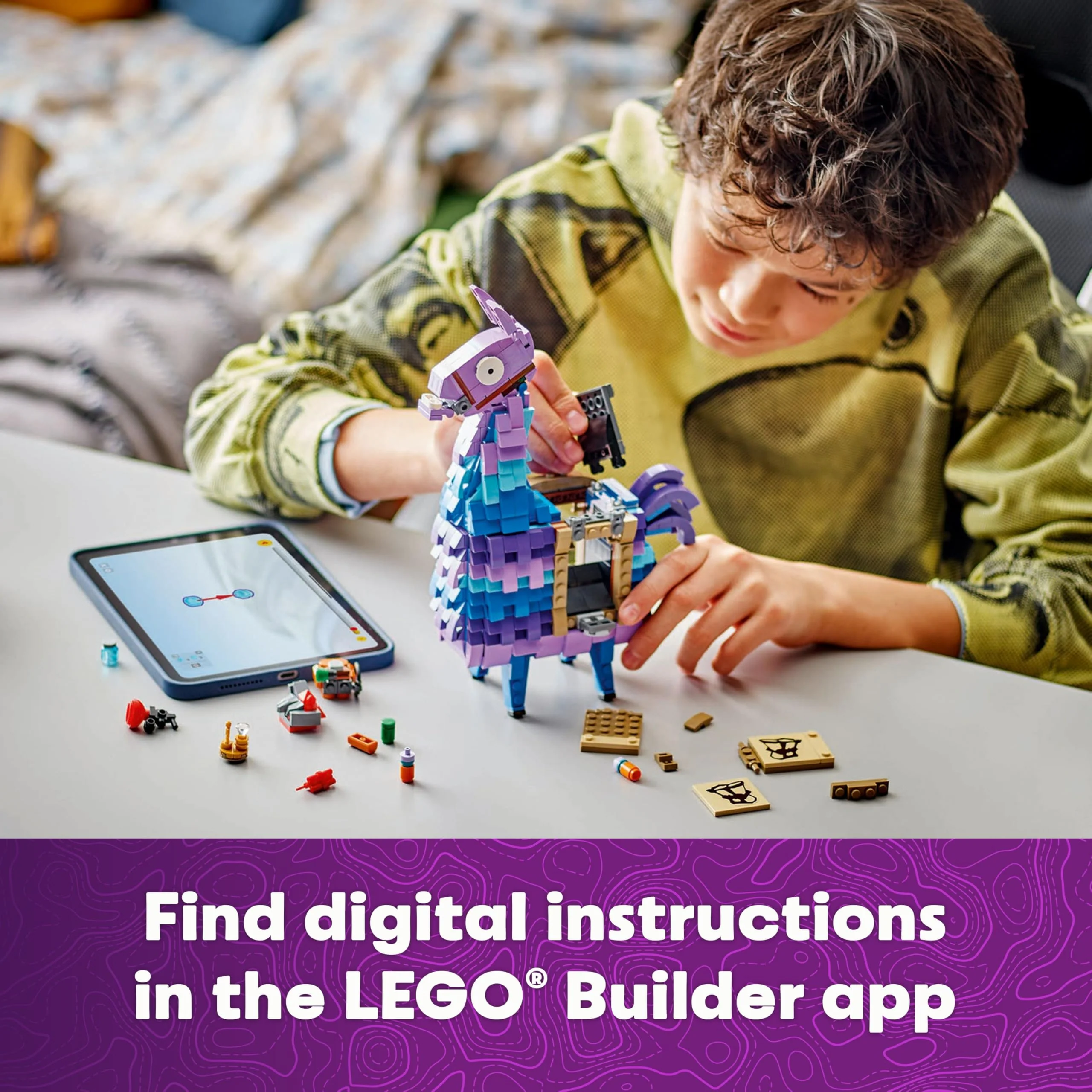 LEGO Fortnite Supply Llama Building Set - Kids Toy for Gamers, Ages 12+ - Display Model, Collectible Fortnite Toy - Gift for Boys & Girls - 77071 - Image 3
