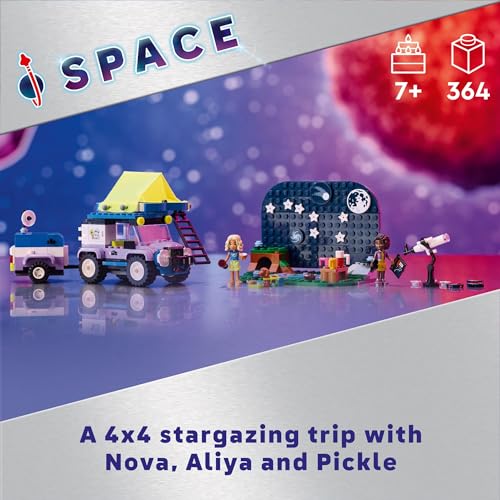 LEGO Friends Stargazing Camping Vehicle Adventure Toy, Includes 2 Mini-Dolls, Camping Trailer, Telescope Toy, and a Dog Figure, Science Toy Gift Idea for Girls, Boys and Kids Ages 7 and Up, 42603 - Image 7