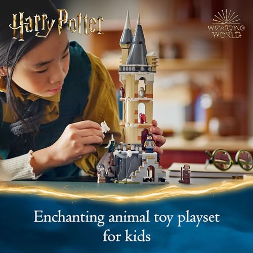 LEGO Harry Potter Hogwarts Castle Owlery Toy, Wizarding World Fantasy Toy for Girls and Boys, Harry Potter Castle Playset with 3 Characters, Birthday Gift Idea for Kids Ages 8 and Up, 76430 - Image 6