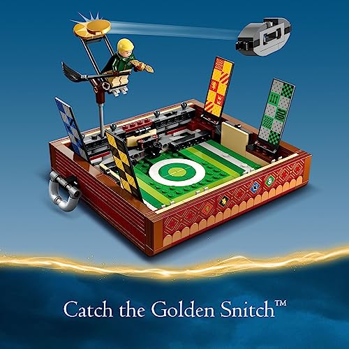 LEGO Harry Potter Quidditch Trunk 76416 Buildable Harry Potter Toy; Birthday Gift Idea for Kids Aged 9+; Open the Buildable Box to Reveal a Quidditch Playing Arena; Includes 4 Customizable Minifigures - Image 4