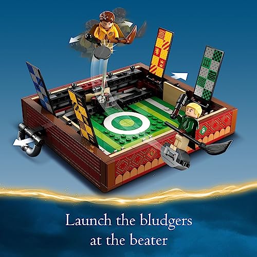 LEGO Harry Potter Quidditch Trunk 76416 Buildable Harry Potter Toy; Birthday Gift Idea for Kids Aged 9+; Open the Buildable Box to Reveal a Quidditch Playing Arena; Includes 4 Customizable Minifigures - Image 5