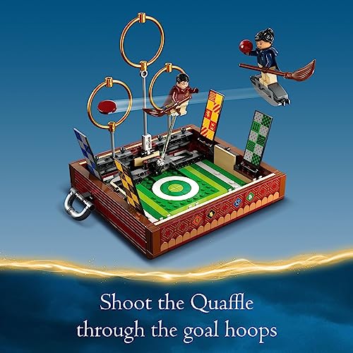 LEGO Harry Potter Quidditch Trunk 76416 Buildable Harry Potter Toy; Birthday Gift Idea for Kids Aged 9+; Open the Buildable Box to Reveal a Quidditch Playing Arena; Includes 4 Customizable Minifigures - Image 6