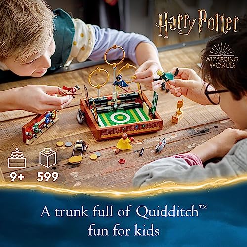 LEGO Harry Potter Quidditch Trunk 76416 Buildable Harry Potter Toy; Birthday Gift Idea for Kids Aged 9+; Open the Buildable Box to Reveal a Quidditch Playing Arena; Includes 4 Customizable Minifigures - Image 7