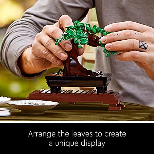 LEGO Icons Bonsai Tree Building Set for Adults, Plants Home Décor, DIY Projects - Image 5