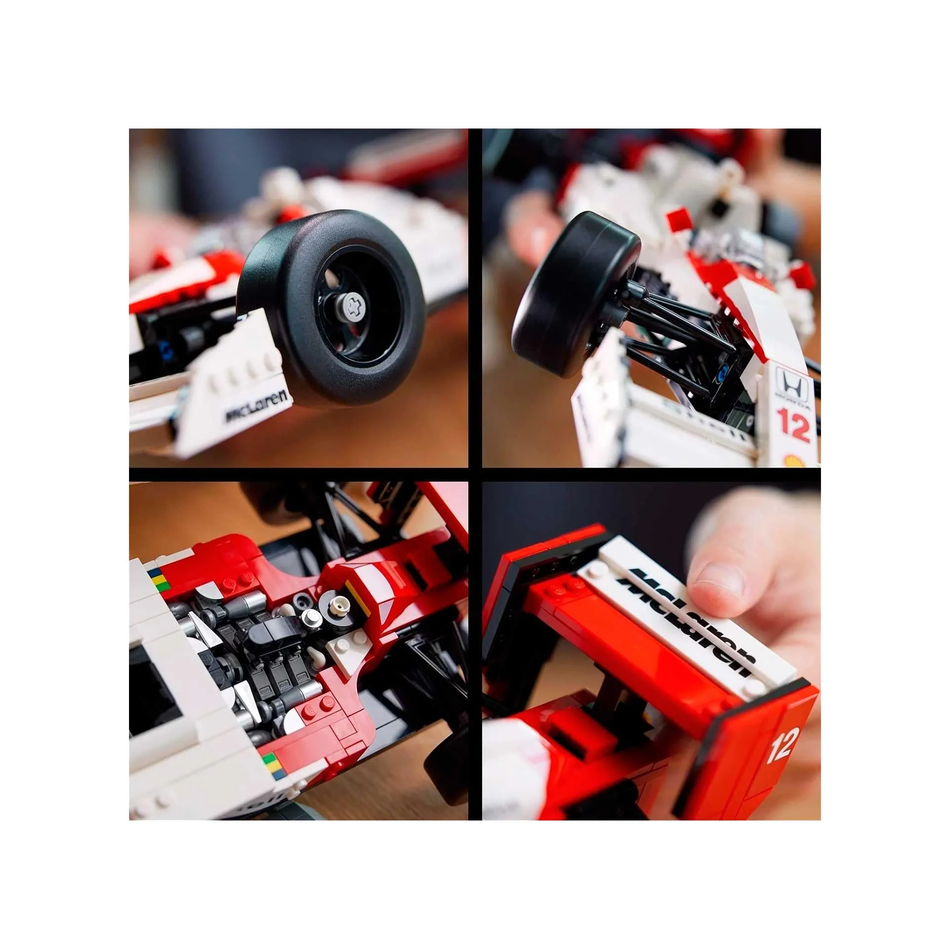 Lego Icons McLaren MP4/4 and Ayrton Senna Set 10330 - Image 3