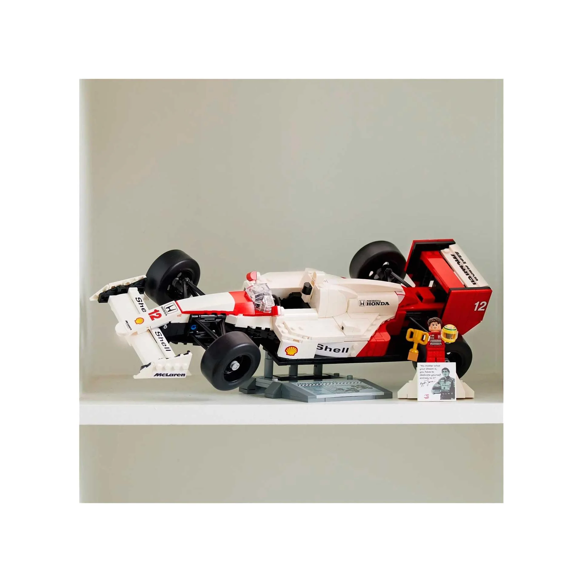 Lego Icons McLaren MP4/4 and Ayrton Senna Set 10330 - Image 4