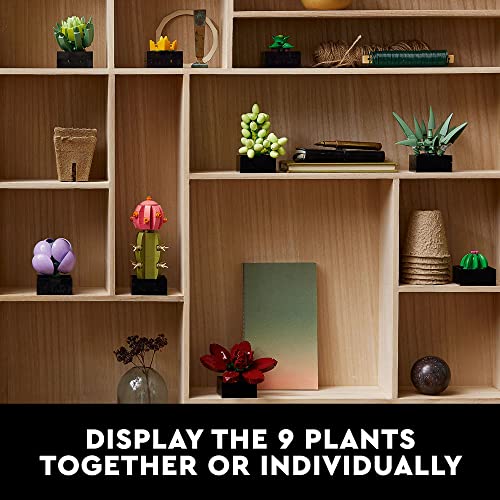 LEGO Icons Succulents 10309 Artificial Plants Set for Adults, Home Décor, Birthday, Creative Housewarming Gifts, Botanical Collection - Image 5