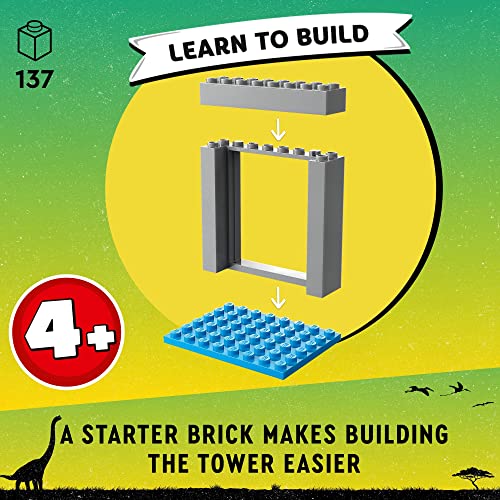 LEGO Jurassic Park Velociraptor Escape 76957 Learn to Build Dinosaur Gift for Kids Aged 4 and Up Featuring a Buildable Dinosaur Pen, Off-Roader Vehicle and 2 Minifigures - Image 5