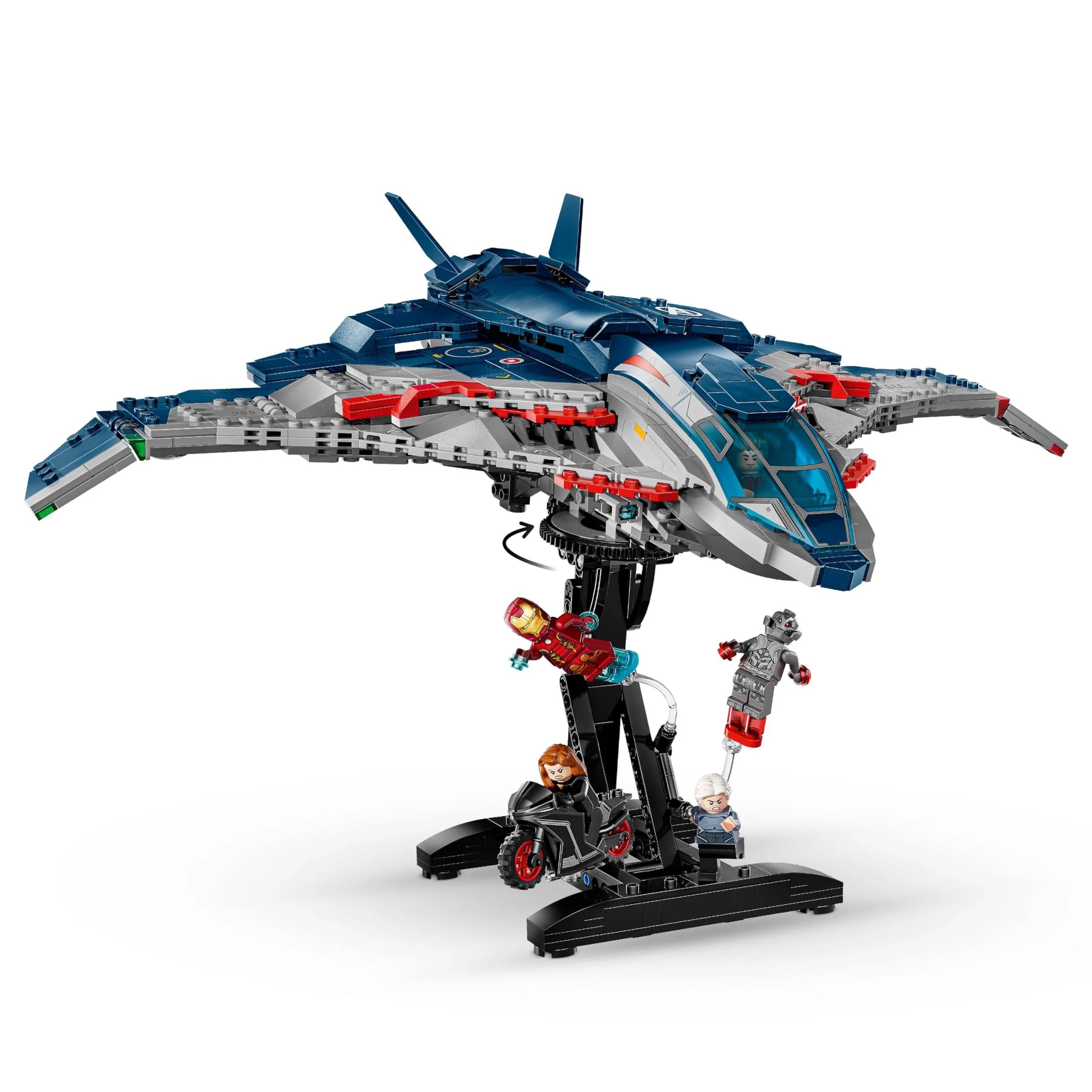 LEGO Marvel Avengers: Age of Ultron Quinjet - Kids Toy for Boys and Girls, Ages 12+ - Avengers Toy with 5 Marvel Action Figures - Collectible Decor & Playset - Gift Idea for Birthdays - 76325 - Image 3