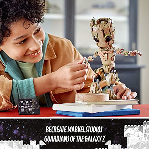 Lego Marvel I am Groot 76217 Building Toy Set - Action Figure from The Guardians of The Galaxy Movies, Baby Groot Model for Play and Display, Great for Kids, Boys, Girls, and Avengers Fans Ages 10+ - Image 5