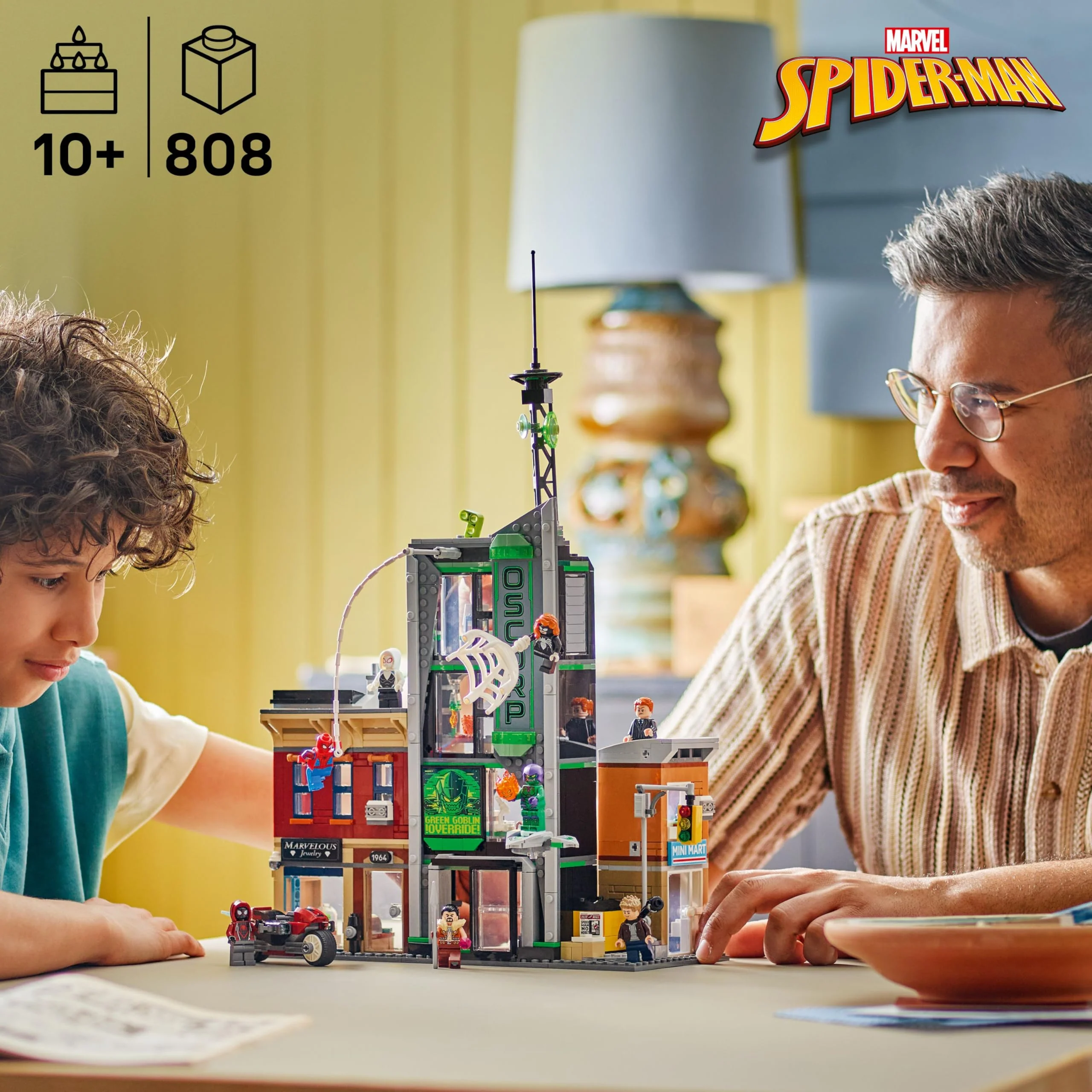 LEGO Marvel Spider-Man vs. Oscorp Building Toy - Pretend Play Set W/8 Toy Minifigures for Boys & Girls, Ages 10+ - Super Hero Building Blocks for Preteens Idea for Birthdays - 76324 - Image 6