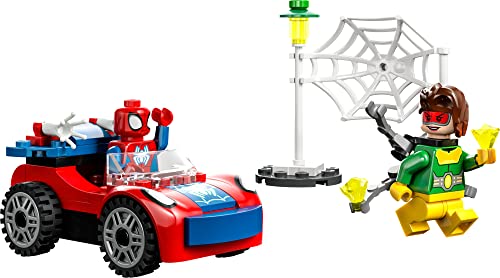 LEGO Marvel Spider-Man's Car and Doc Ock Set 10789, Spidey and His Amazing Friends Buildable Toy for Kids 4 Plus Years Old with Glow in The Dark Pieces - Image 5