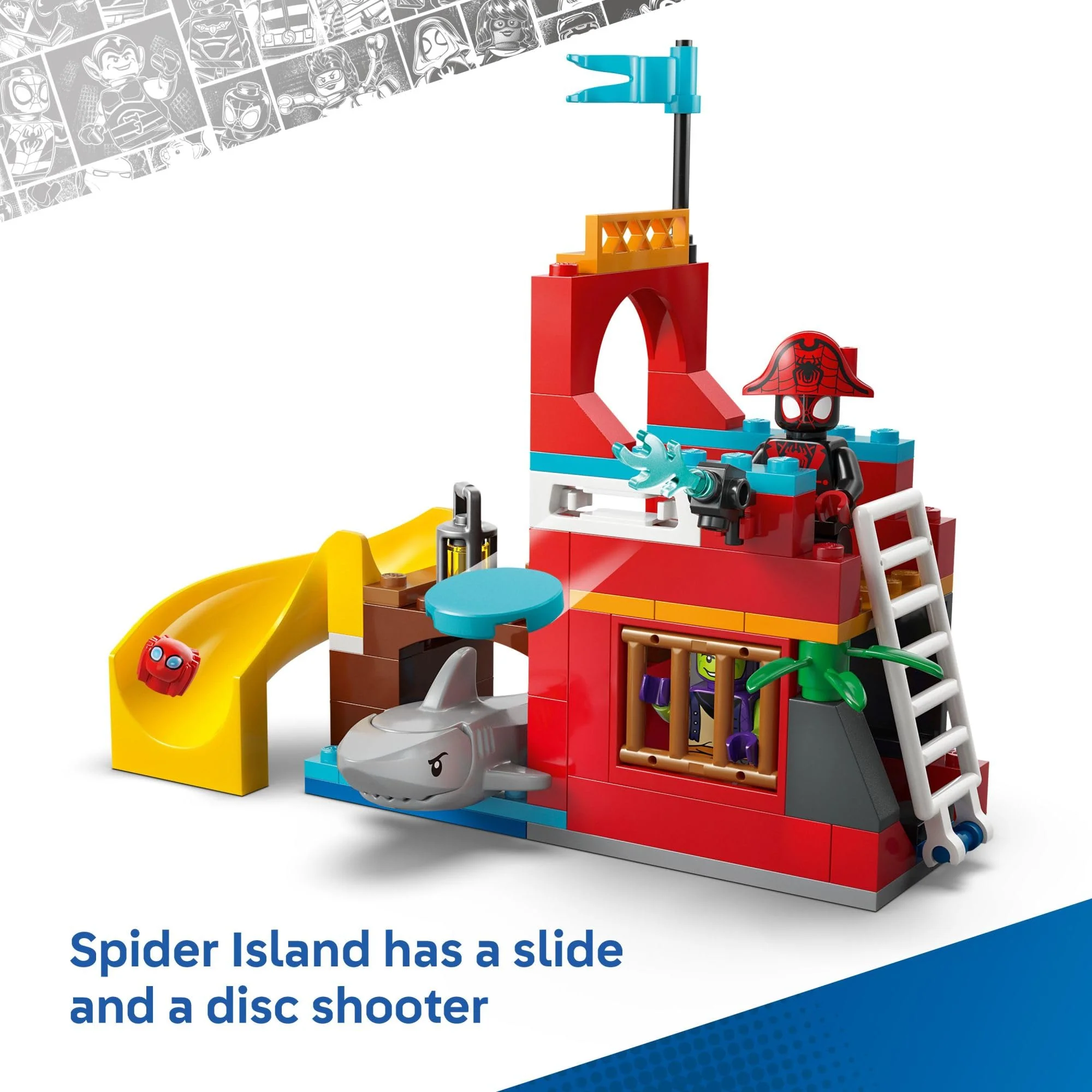 LEGO Marvel Spidey and His Amazing Friends Team Spidey Pirate Ship Building Toy for Kids 11208 - Image 2