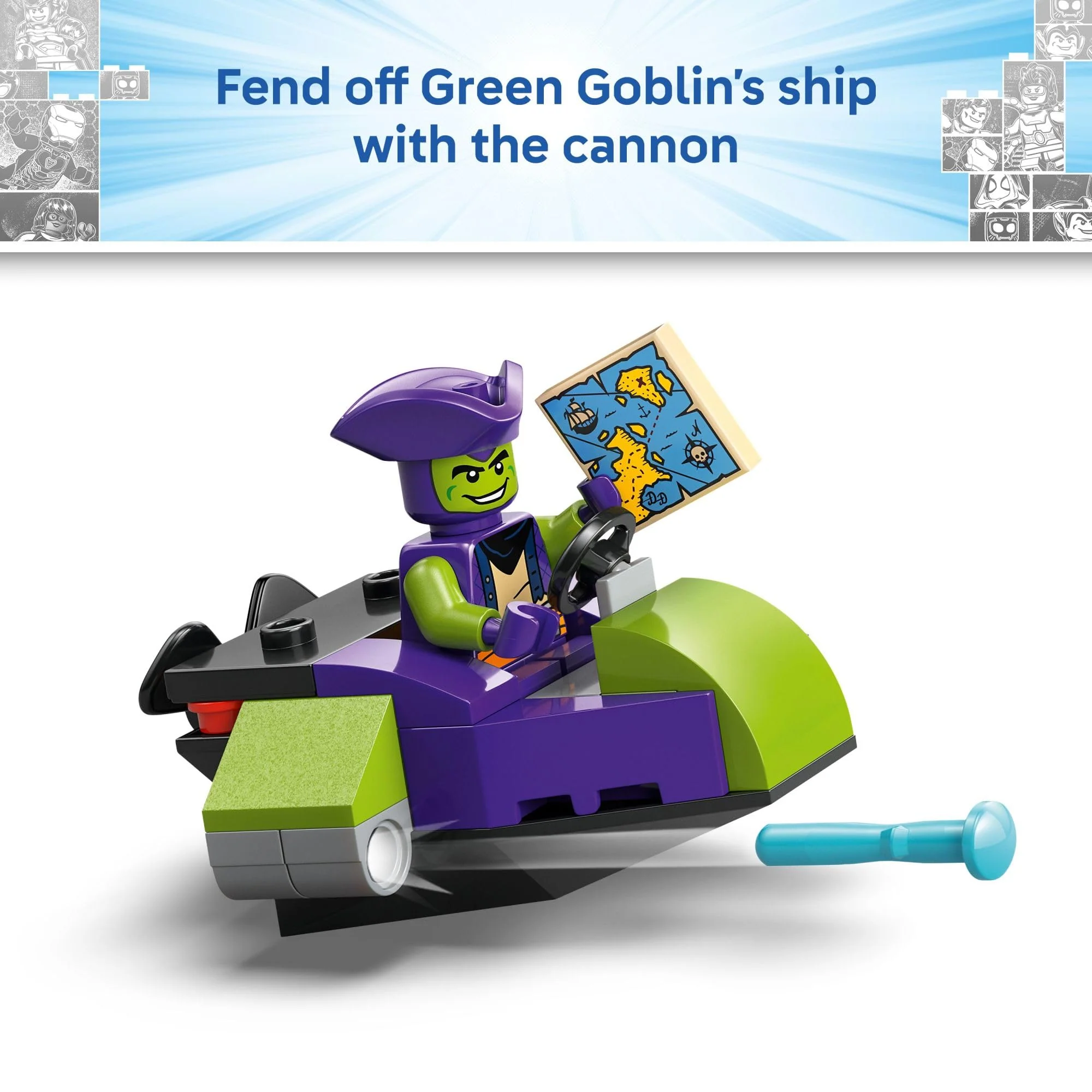 LEGO Marvel Spidey and His Amazing Friends Team Spidey Pirate Ship Building Toy for Kids 11208 - Image 3