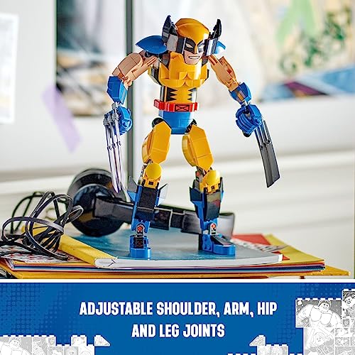 LEGO Marvel Wolverine Construction Figure 76257 Buildable Marvel Action Figure, Fully Jointed Marvel Collectible with 6 Claw Elements for Play and Display, X-Men Super Hero Gift for Kids Ages 8-12 - Image 4