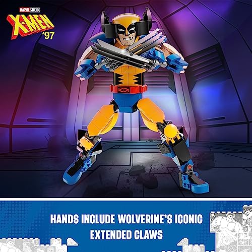 LEGO Marvel Wolverine Construction Figure 76257 Buildable Marvel Action Figure, Fully Jointed Marvel Collectible with 6 Claw Elements for Play and Display, X-Men Super Hero Gift for Kids Ages 8-12 - Image 5
