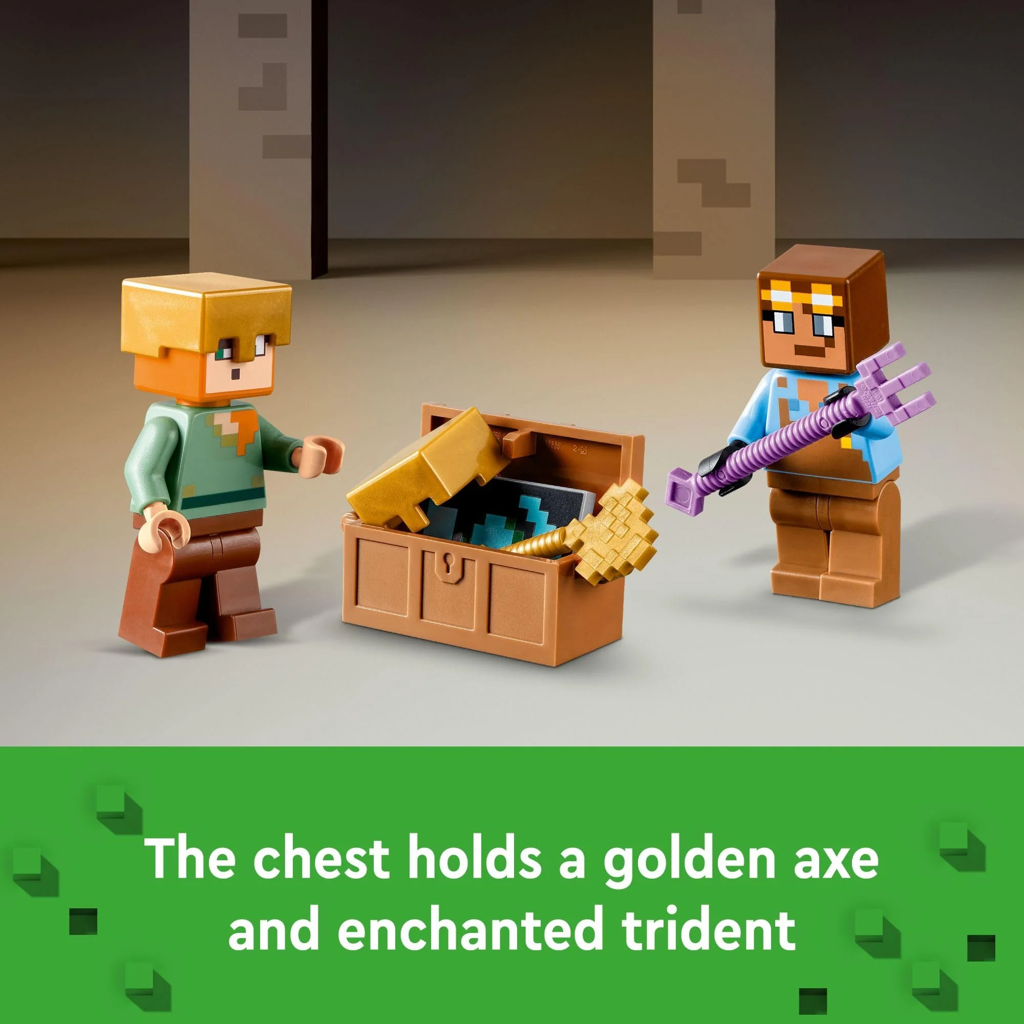LEGO Minecraft The Armory Building Set, Includes Popular Minecraft Figures Alex and Armorsmith, Action Toy for Gamers and Kids, Gift for Boys and Girls 7 Years Old and Up, 21252 - Image 2