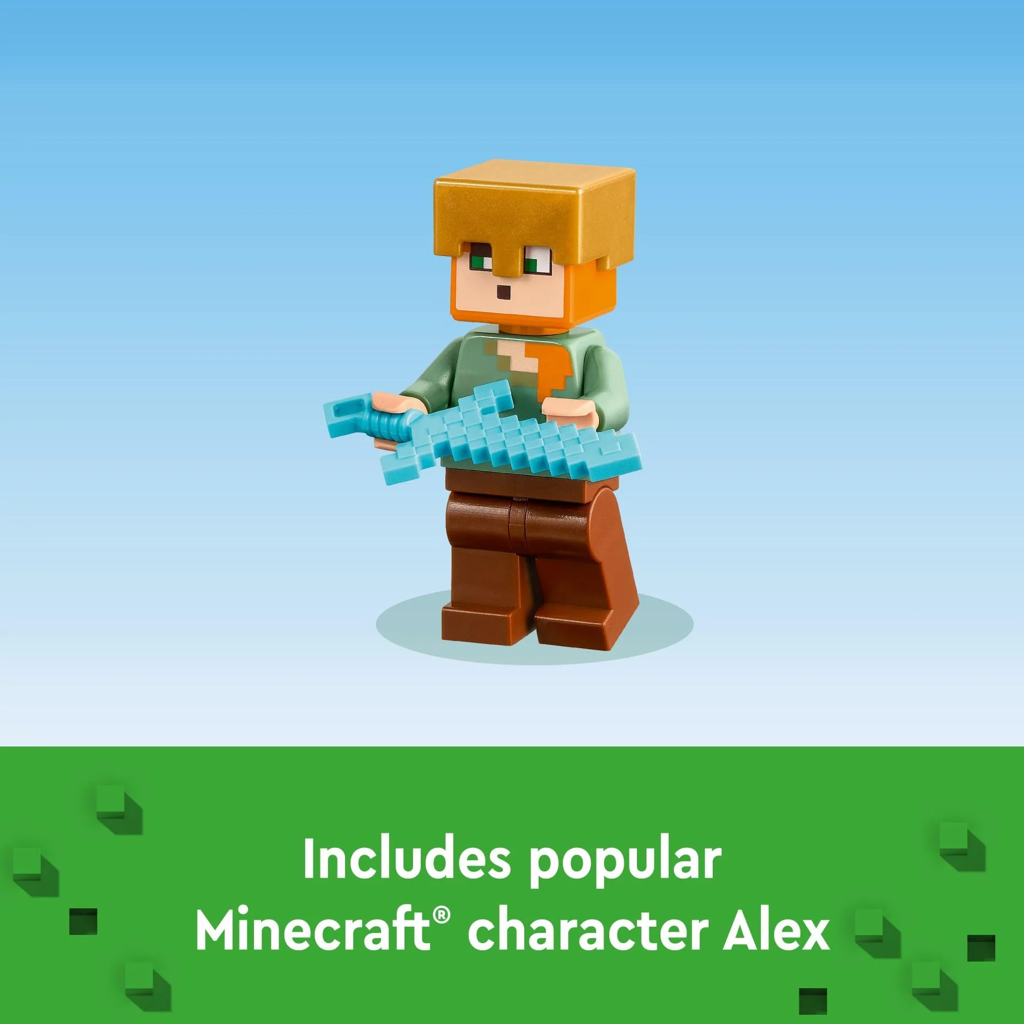 LEGO Minecraft The Armory Building Set, Includes Popular Minecraft Figures Alex and Armorsmith, Action Toy for Gamers and Kids, Gift for Boys and Girls 7 Years Old and Up, 21252 - Image 4