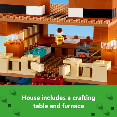 LEGO Minecraft The Frog House Building Toy for Kids, Minecraft Toy Featuring Animals, a Toy Boat and Minecraft Mob Figures, Gaming Gift for Girls and Boys Ages 8 and Up, 21256 - Image 5
