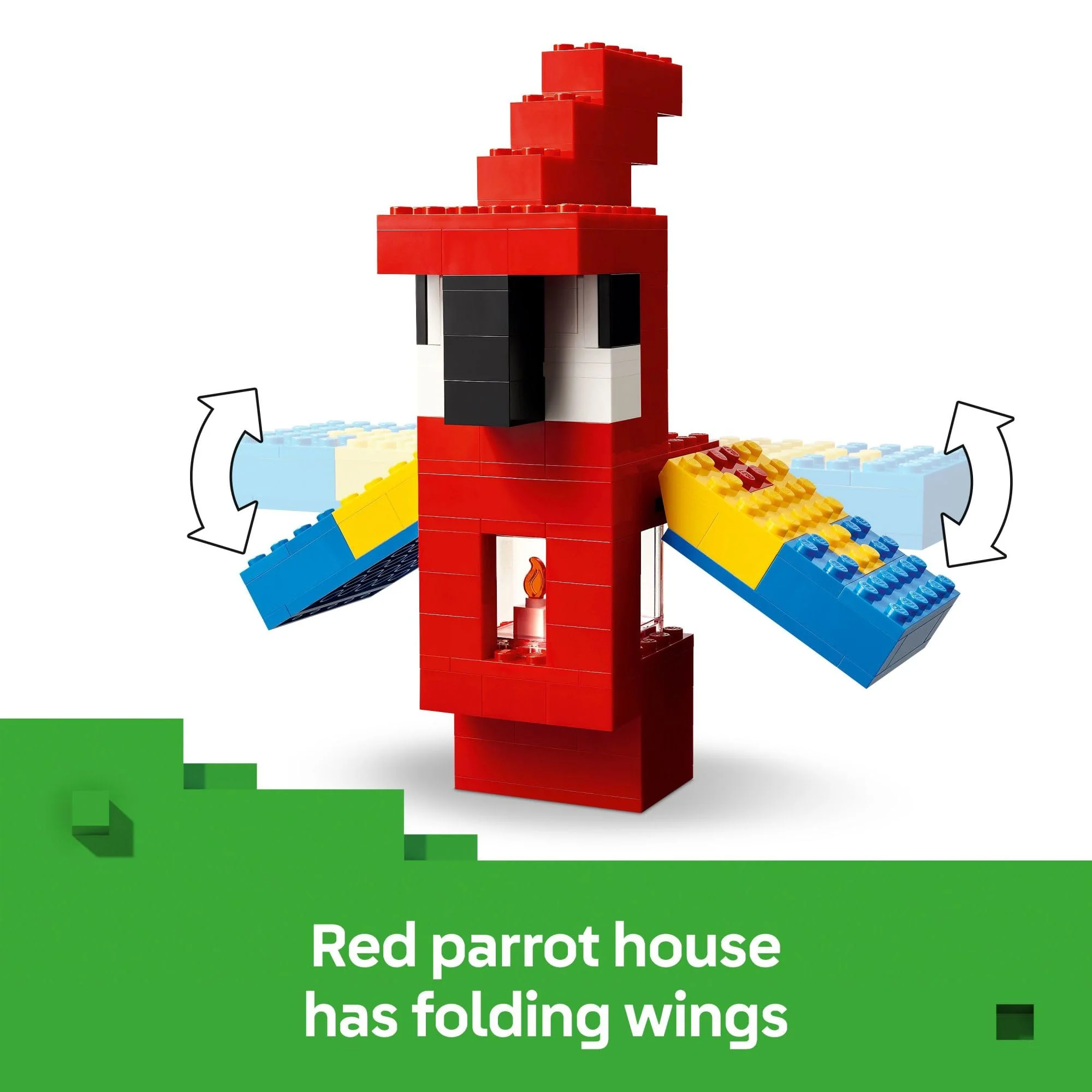 LEGO Minecraft The Parrot Houses Building Toy for Boys and Girls 8+ - Minecraft Video Game Kids Toy - Includes Jungle Ranger and Parrot Handler Minifigures and Accessories - Image 5