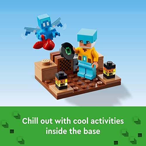 LEGO Minecraft The Sword Outpost , Building Toy with Creeper, Soldier, Pig and Skeleton Figures - Image 3
