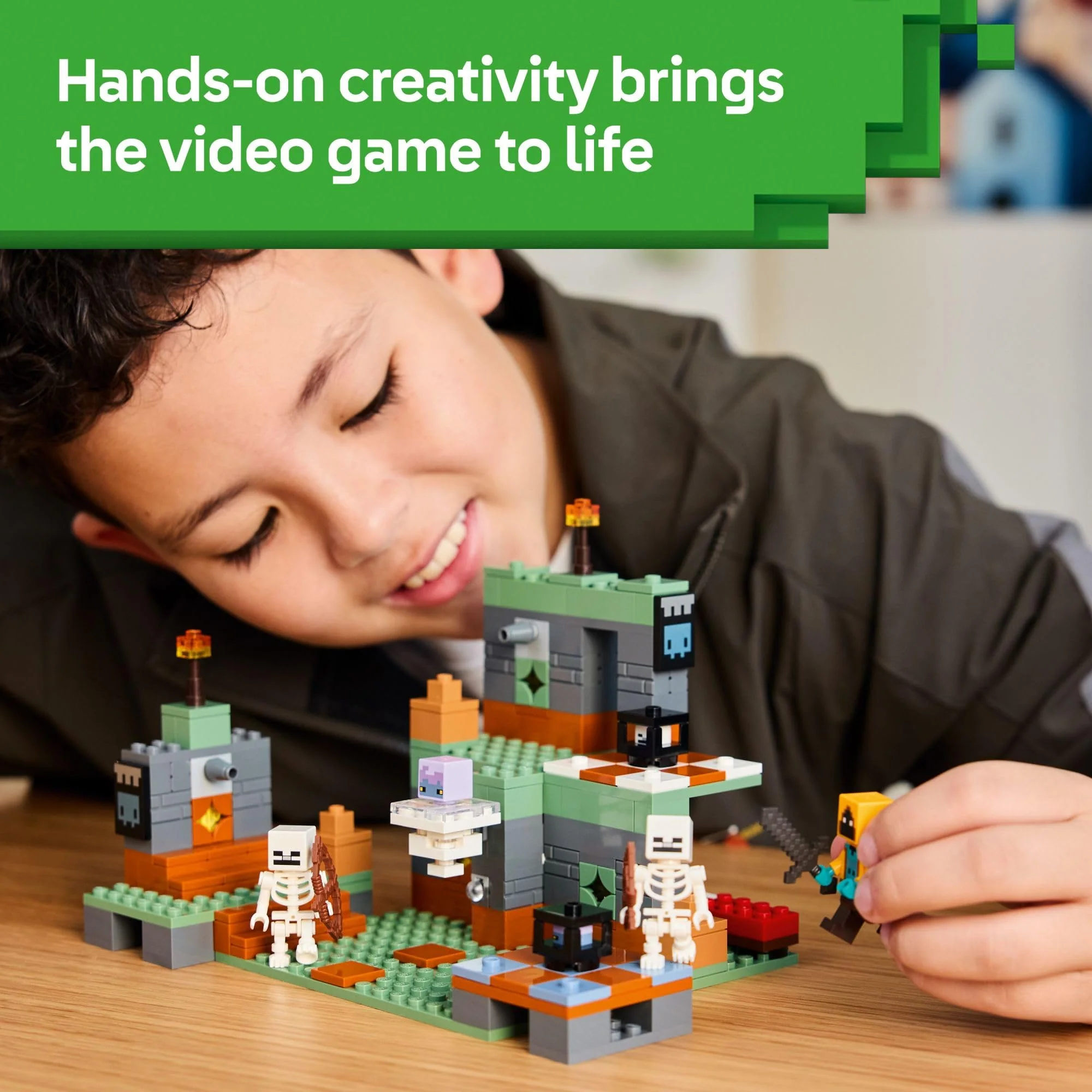 LEGO Minecraft The Trial Chamber Building Toy - Gamer Playset for Kids, Girls and Boys, Ages 8+ - Includes Shadow Hoodie Minifigure for Pretend Play - Image 3