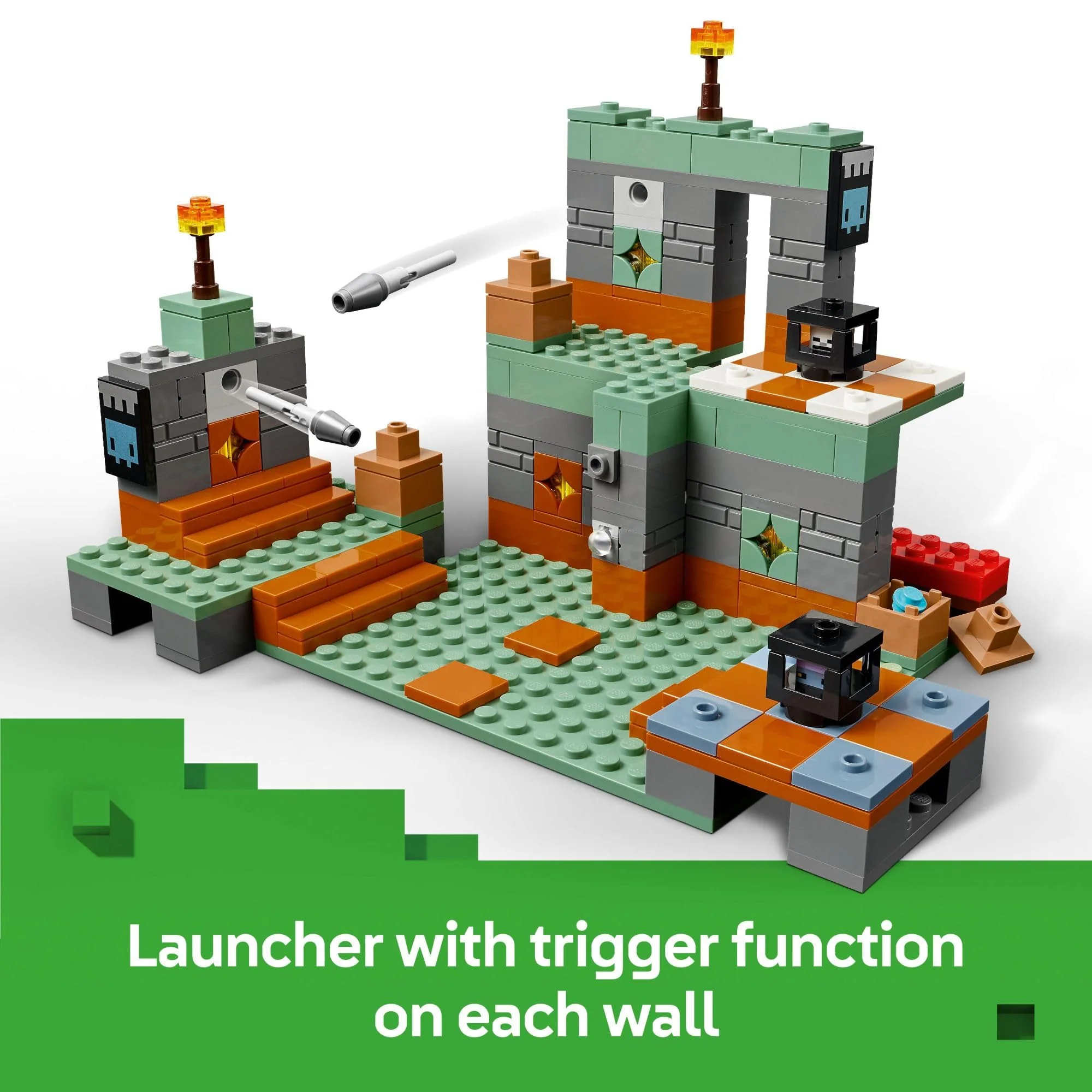 LEGO Minecraft The Trial Chamber Building Toy - Gamer Playset for Kids, Girls and Boys, Ages 8+ - Includes Shadow Hoodie Minifigure for Pretend Play - Image 5