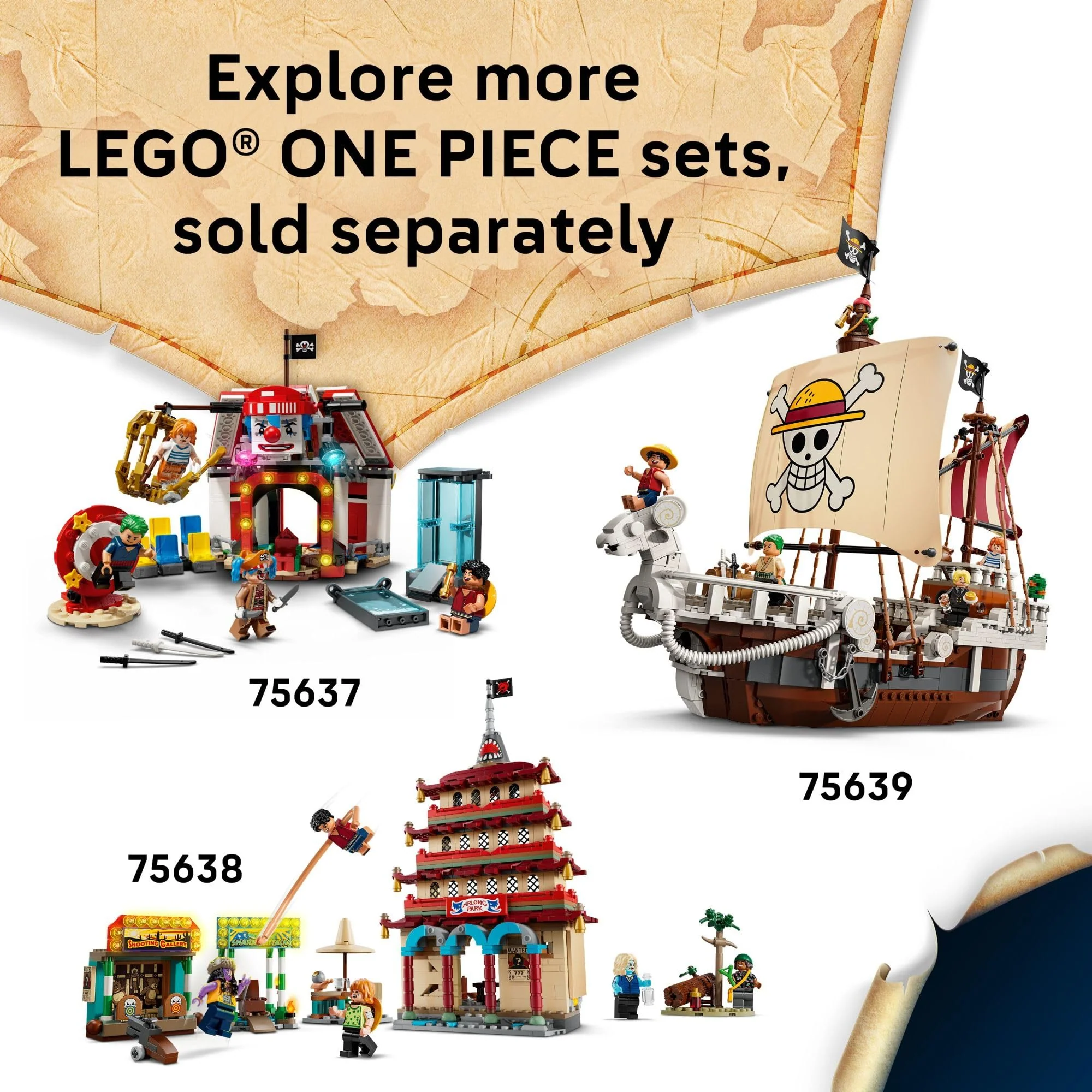 LEGO ONE Piece Windmill Village Hut Building Blocks - Pretend Play Building Toy for Boys & Girls, Ages 8+ - Toy Figures & Playset for Anime Fans - Gift Idea for Birthdays - 75636 - Image 2