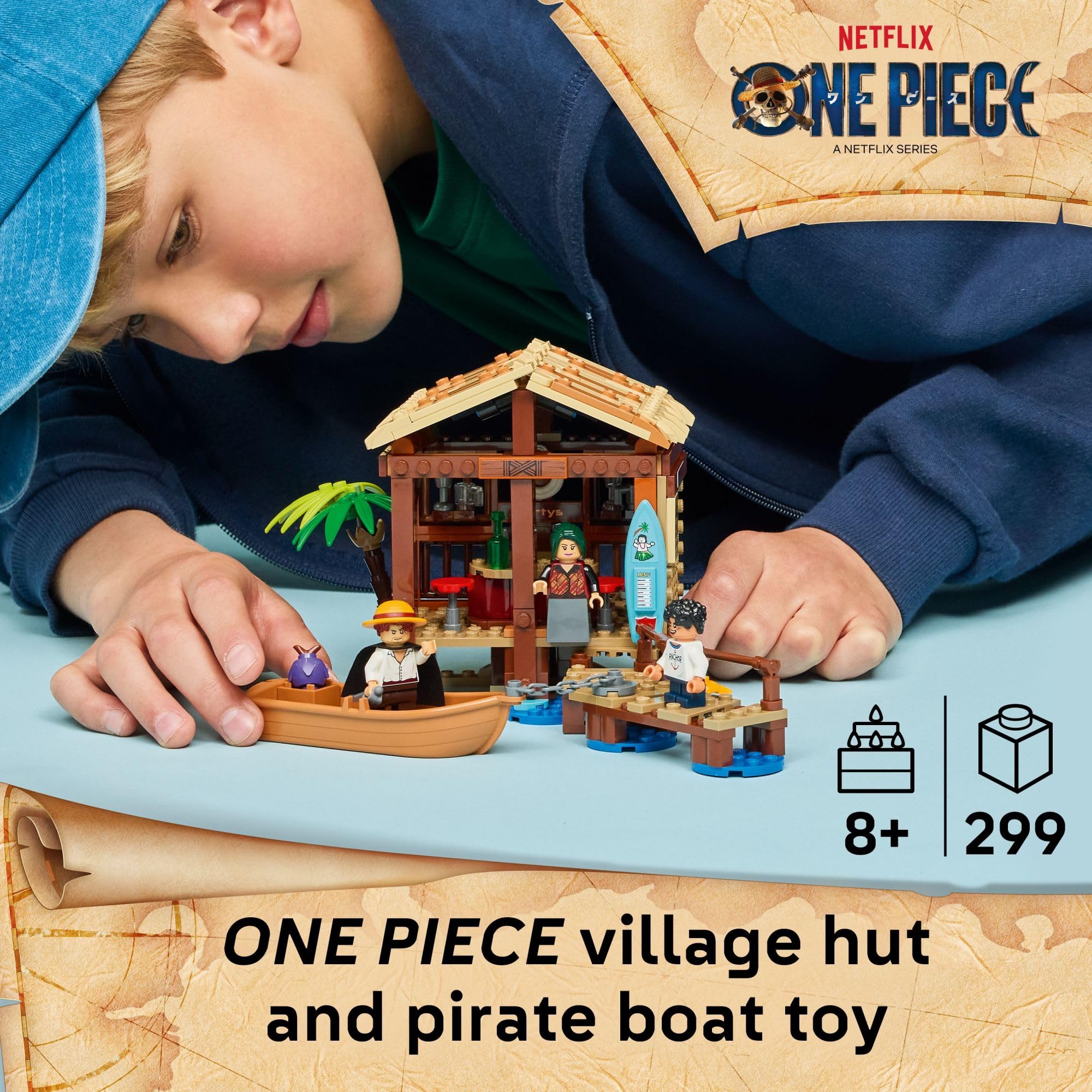 LEGO ONE Piece Windmill Village Hut Building Blocks - Pretend Play Building Toy for Boys & Girls, Ages 8+ - Toy Figures & Playset for Anime Fans - Gift Idea for Birthdays - 75636 - Image 7