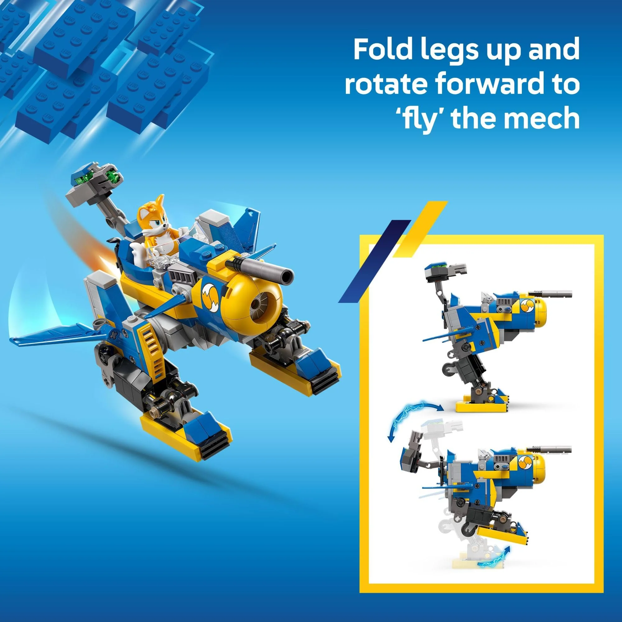 LEGO Sonic The Hedgehog Cyclone vs. Metal Sonic - Building Toy for Kids, Boys and Girls, Ages 8+ - Mech Suit with Minifigures for Pretend Play - Gift Idea for Birthdays - 77002 - Image 4
