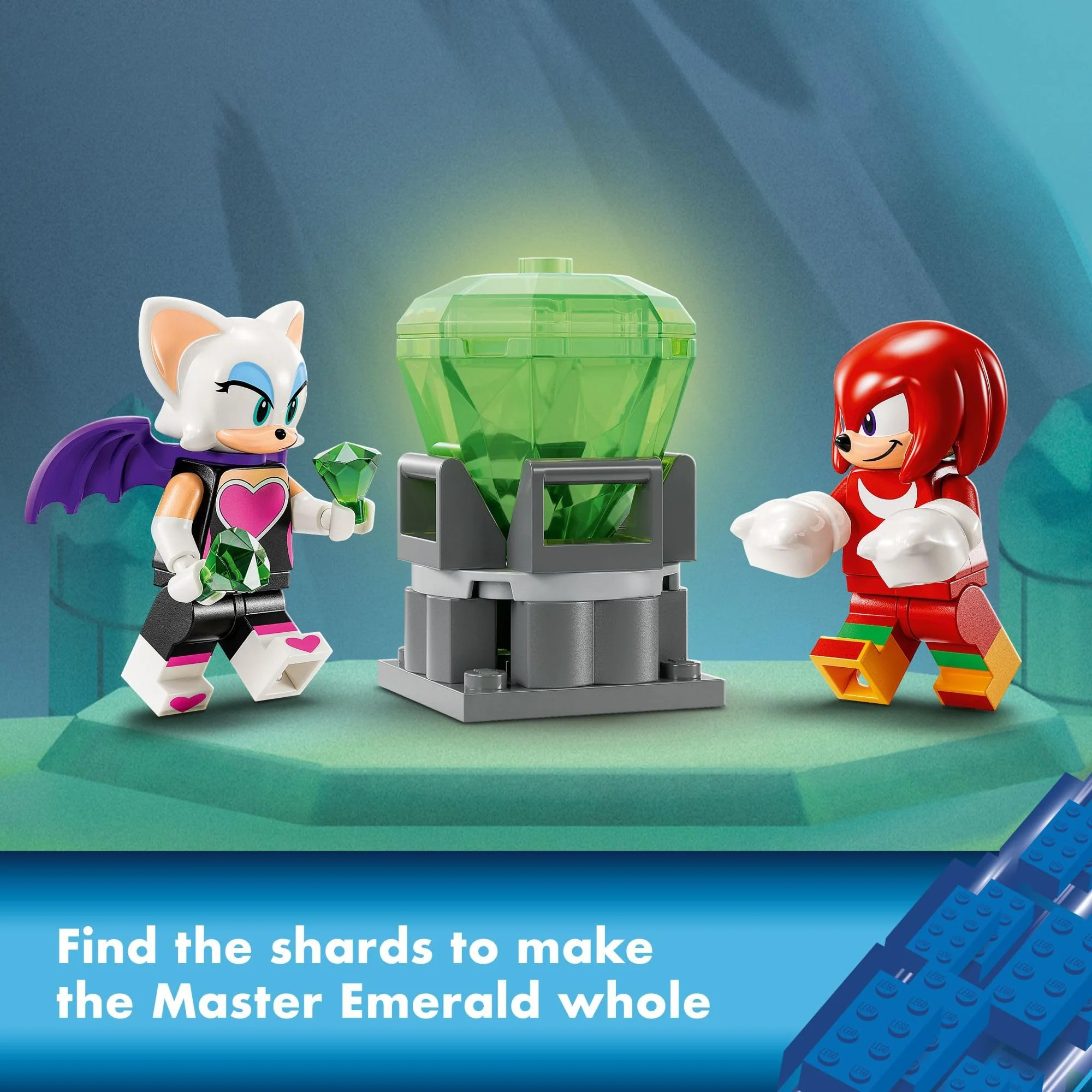 LEGO Sonic The Hedgehog Knuckles’ Guardian Mech Building Toy Set, Sonic Toy for Kids, Video Game Inspired Knuckles Action Figure with Master Emerald, Gaming Gift for 8 Year Old Boys and Girls, 76996 - Image 3