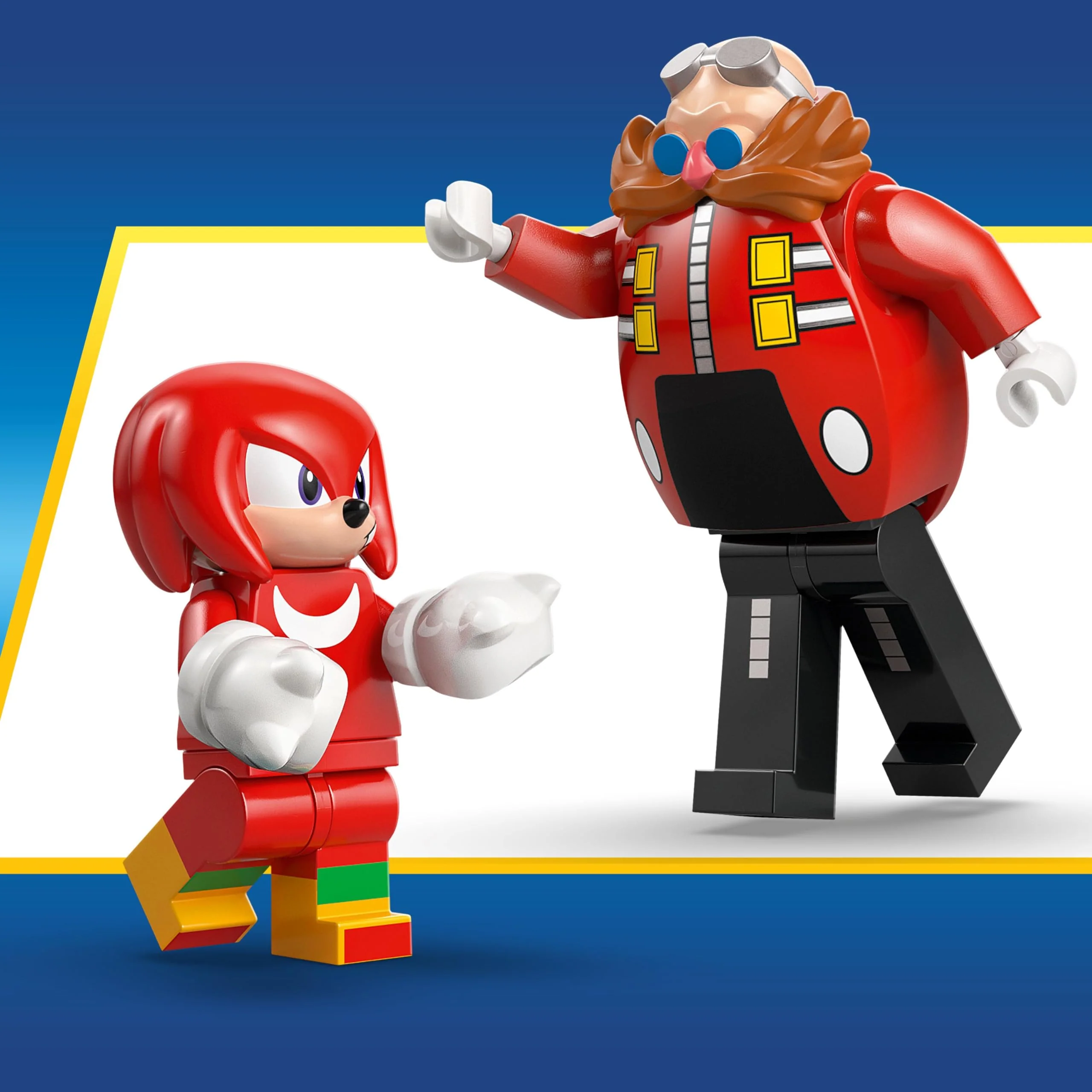 LEGO Sonic The Hedgehog Knuckles vs. Dr. Eggman Egg Crusher Mech Building Toy - Pretend Play Building Blocks W/2 Minifigures for Kids, Ages 8+ - Gift Idea for Boys, Girls, & Any Gaming Fans - 77005 - Image 2