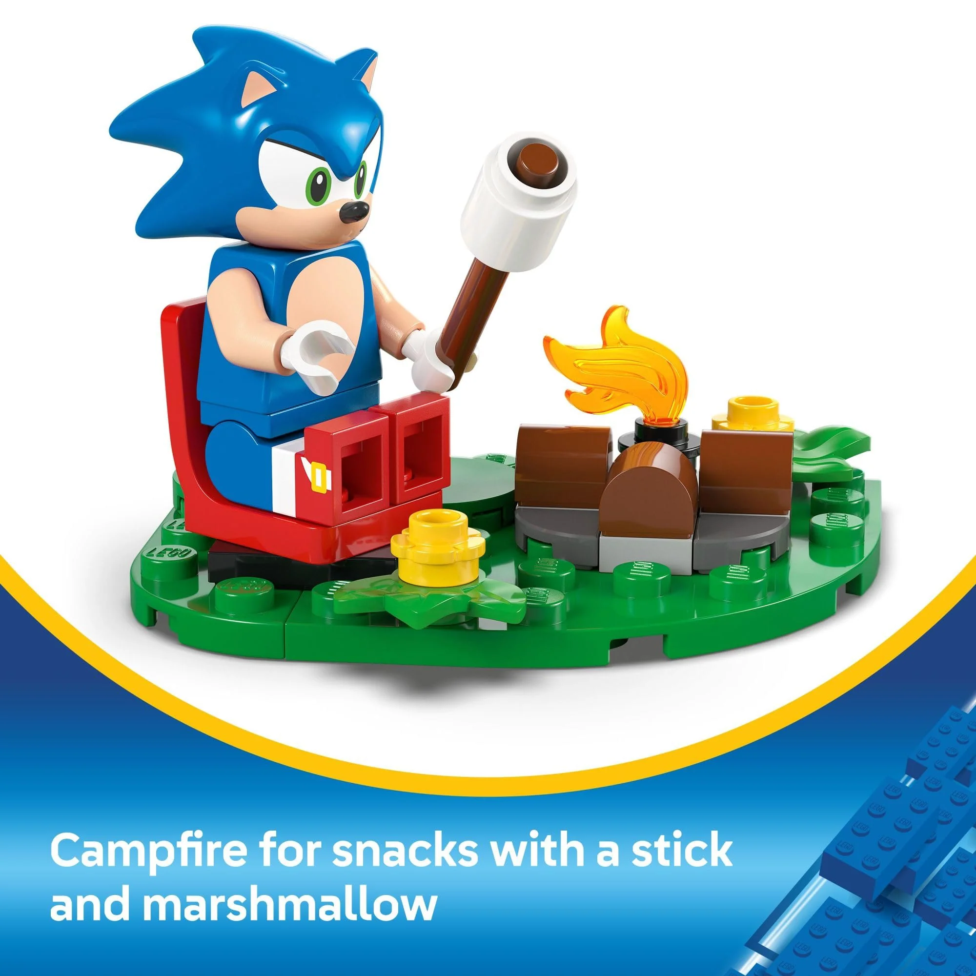 LEGO Sonic The Hedgehog : Sonic’s Campfire Clash, Collectible Gaming Toy for Kids and Video Game Fans, Fun Buildable Playset for Boys and Girls Aged 7 and Up 77001 - Image 4