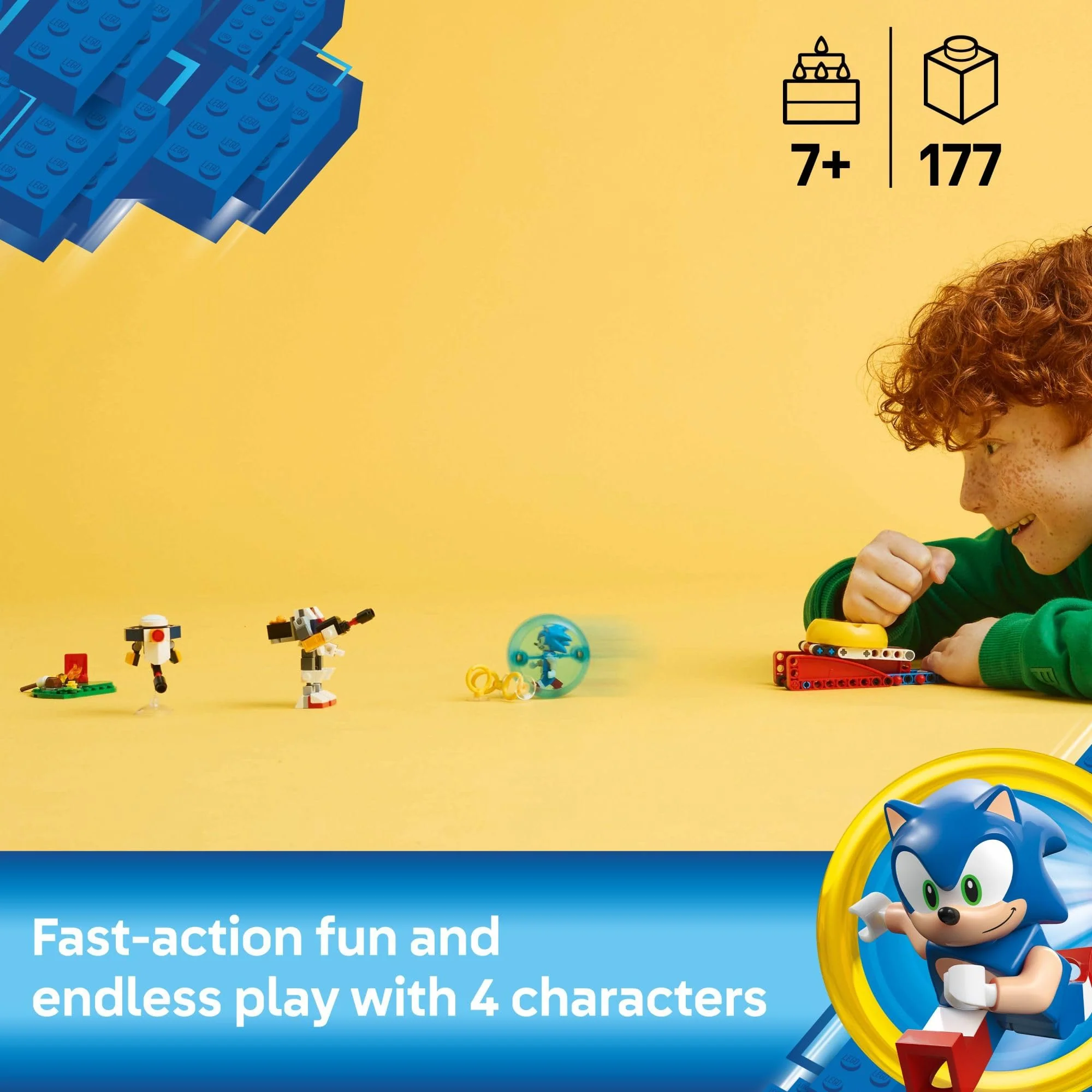 LEGO Sonic The Hedgehog : Sonic’s Campfire Clash, Collectible Gaming Toy for Kids and Video Game Fans, Fun Buildable Playset for Boys and Girls Aged 7 and Up 77001 - Image 7
