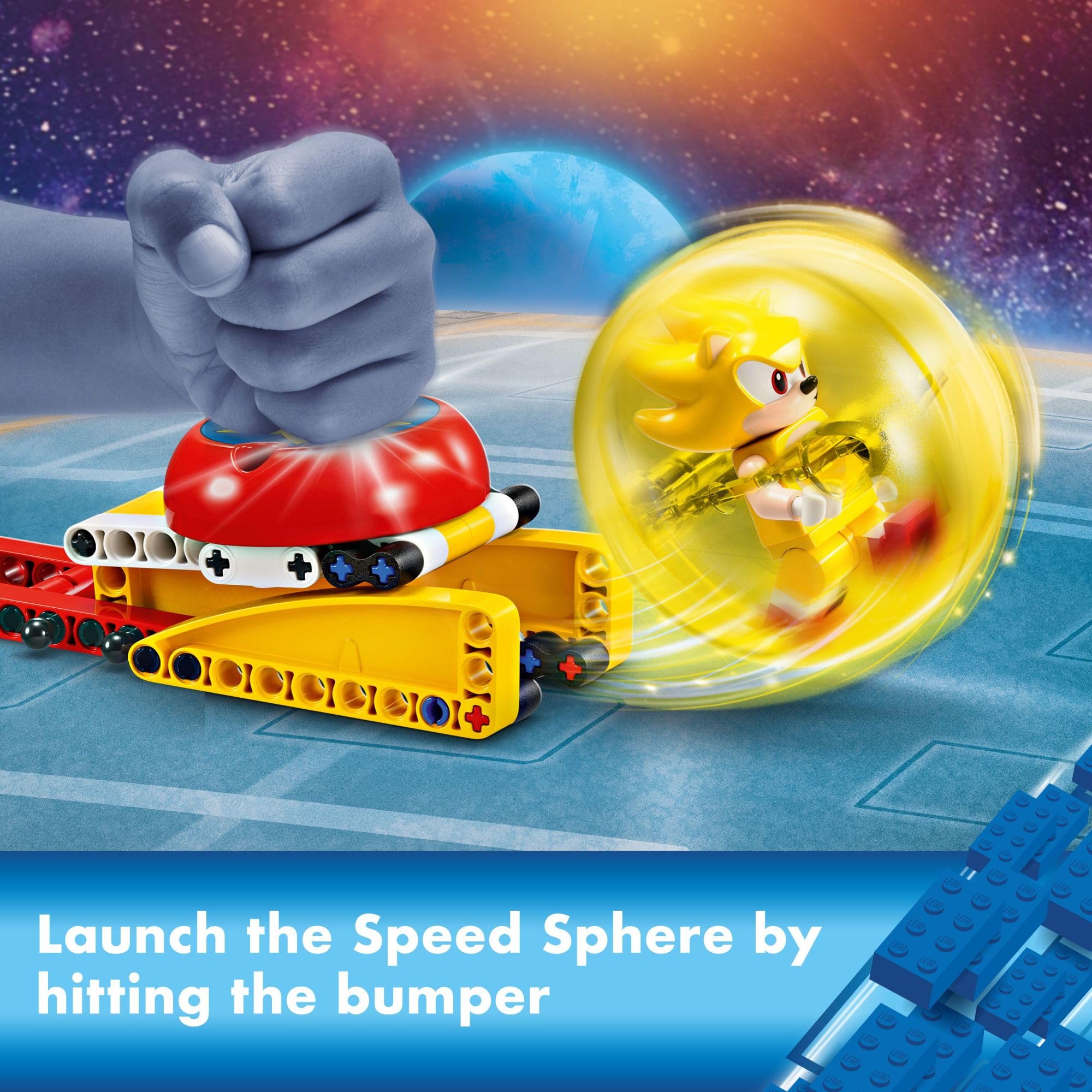 LEGO Sonic The Hedgehog: Super Sonic vs. Egg Drillster Gaming Toy with Shadow and Dr. Eggman, Super Sonic Toy Building Set for Boys and Girls Ages 8 and Up, 76999 - Image 3