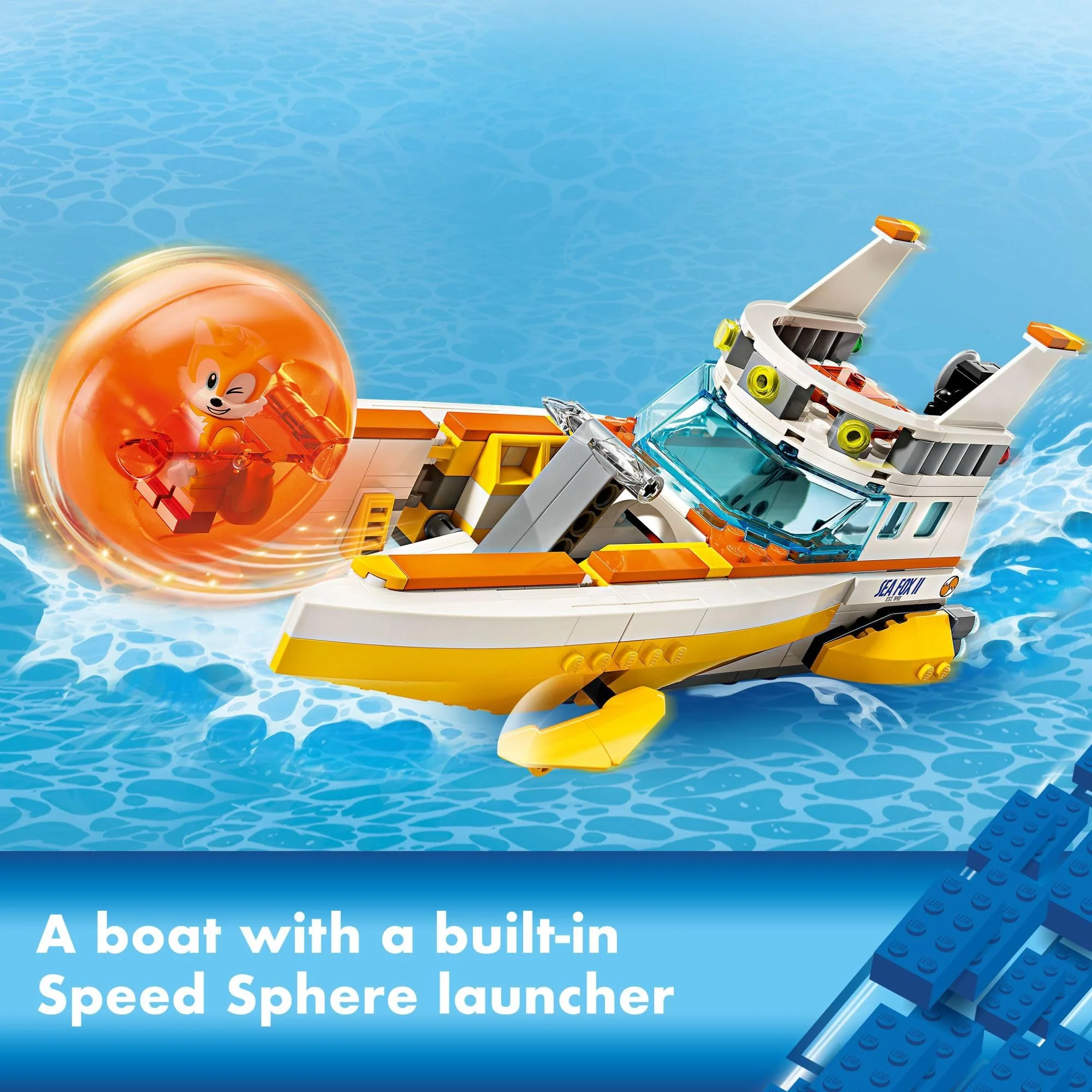 LEGO Sonic The Hedgehog: Tails’ Adventure Boat Interactive Toy Building Set, Video Game Toy with Sonic Characters and Water Skis, Gamer Gift for Boys and Girls Ages 8 and Up, 76997 - Image 5