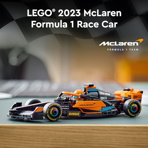 LEGO Speed Champions 2023 McLaren Formula 1 Race Car Toy for Play and Display, Buildable McLaren Toy Set for Kids, F1 Toy Gift Idea for Boys and Girls Ages 9 and Up who Enjoy Independent Play, 76919 - Image 6